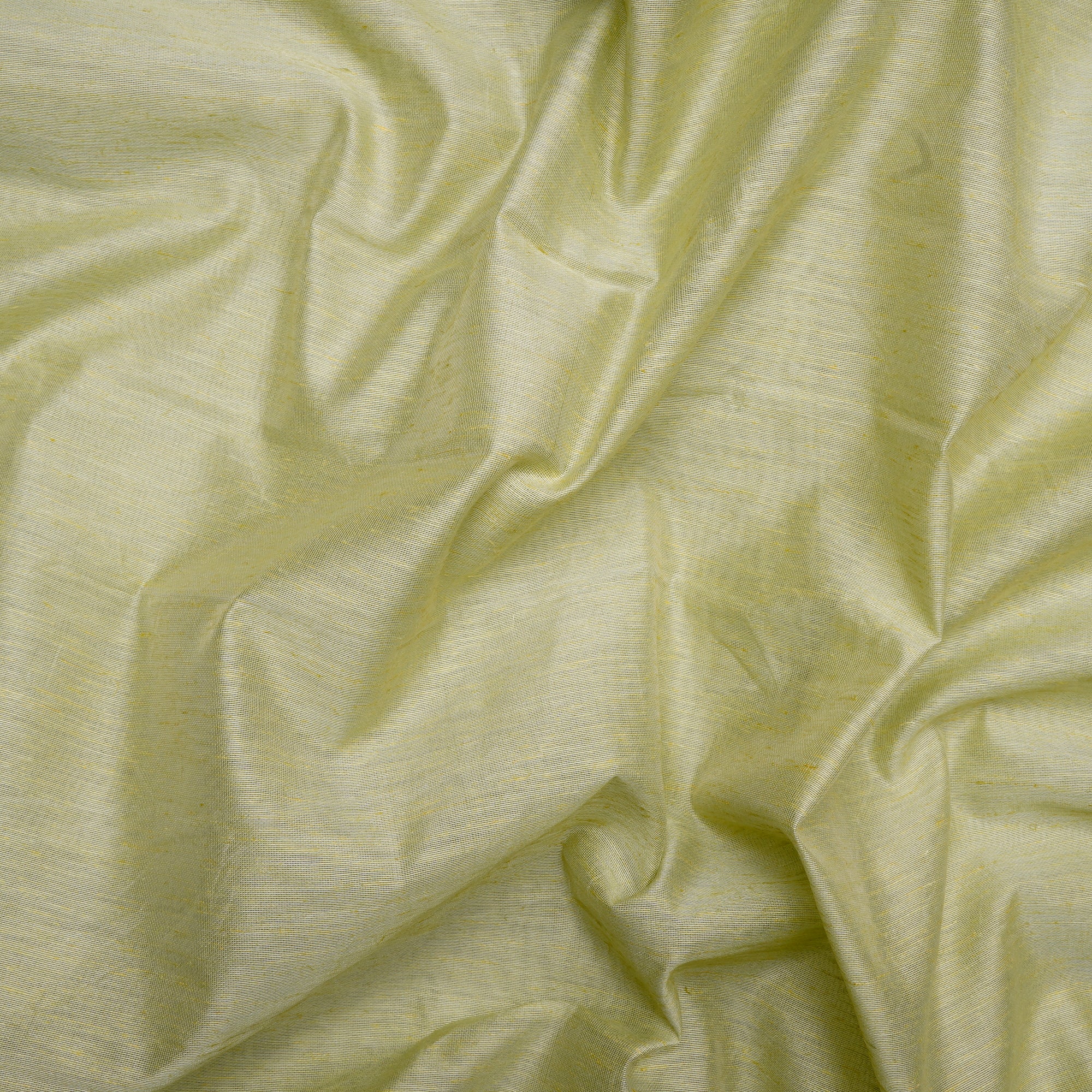 Sage Green Color Art Linen Tussar Fabric