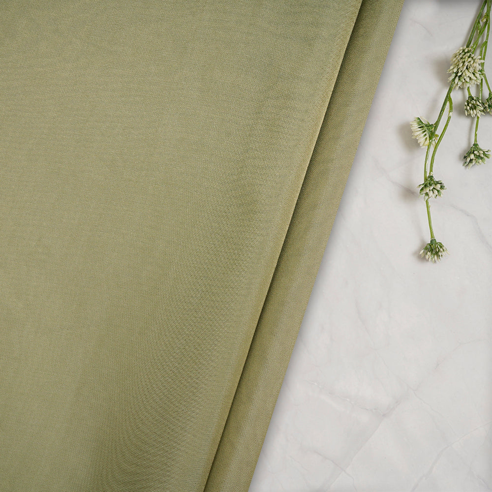 Green Color Viscose Tissue Fabric