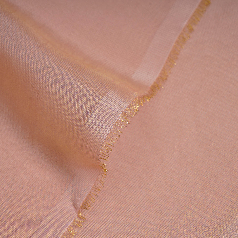Light Peach Color Viscose Tissue Fabric