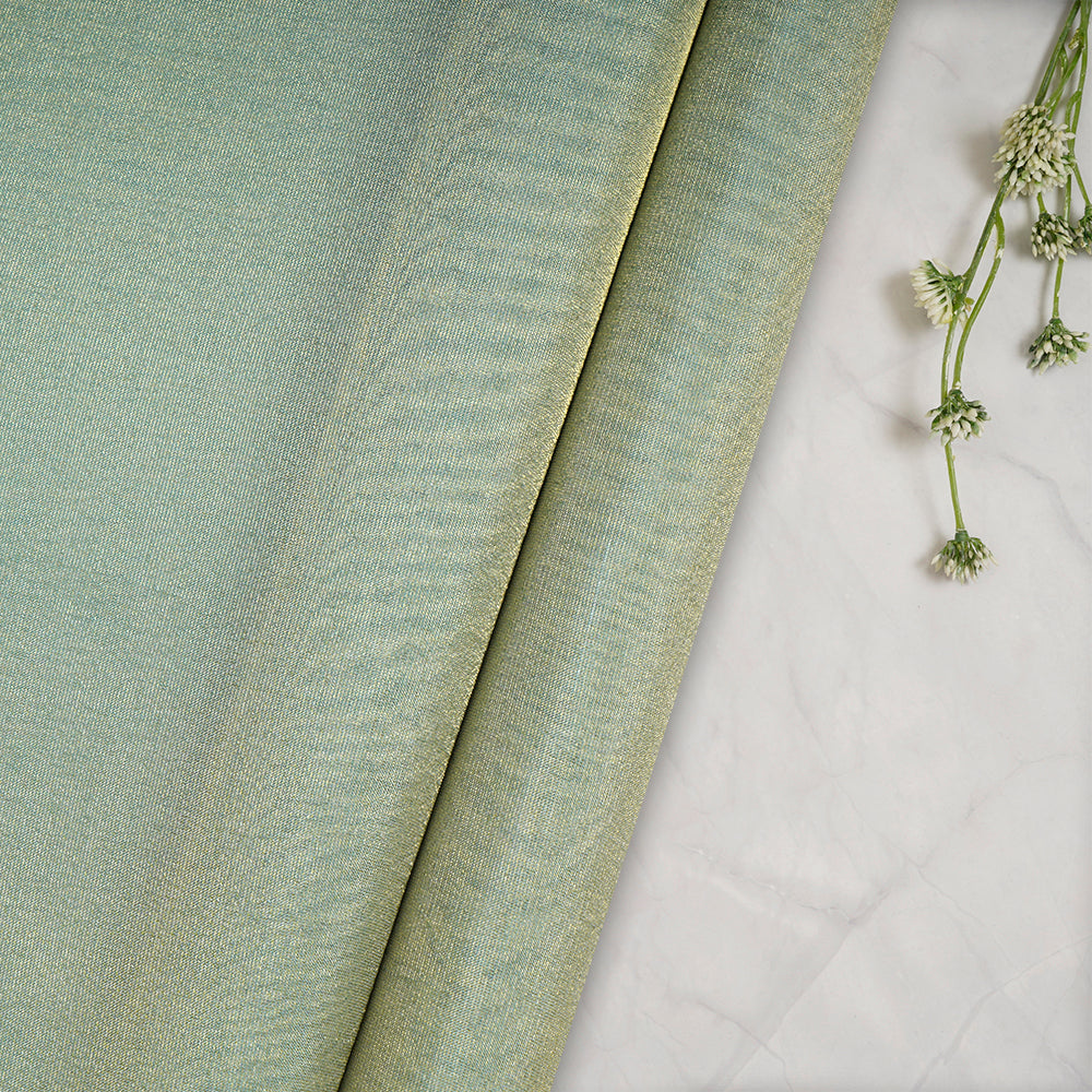 Magic Mint Color Viscose Tissue Fabric