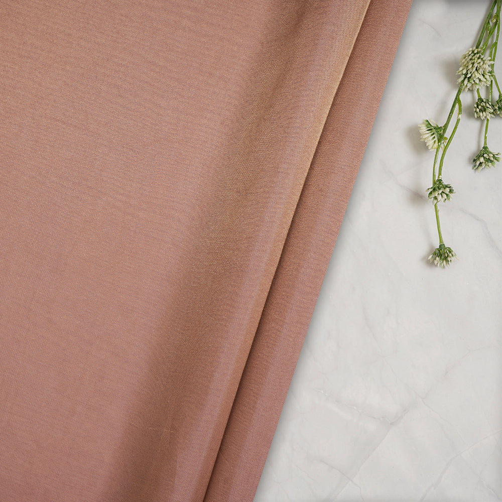 Peach Color Viscose Tissue Fabric