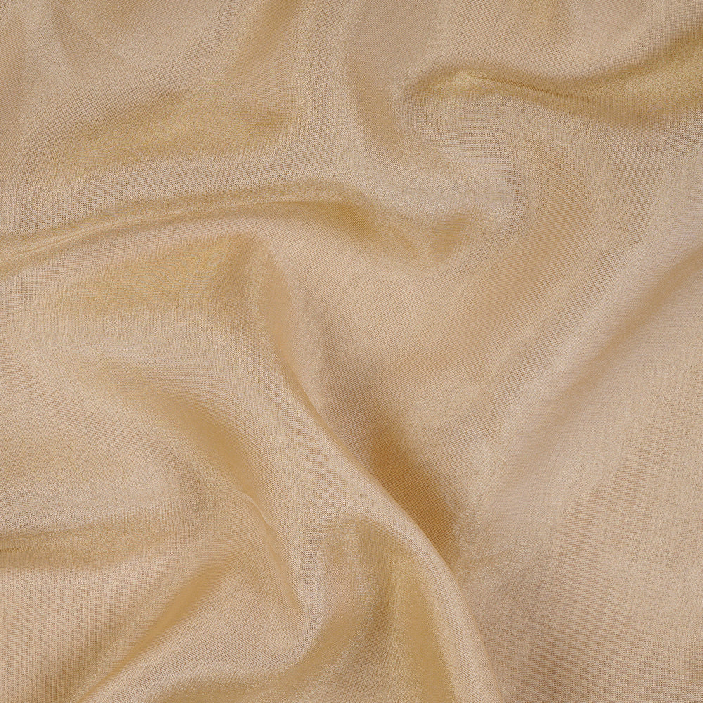 Golden Color Viscose Tissue Fabric