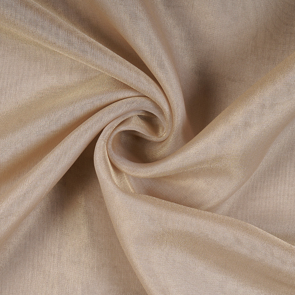 Cream Color Viscose Tissue Fabric