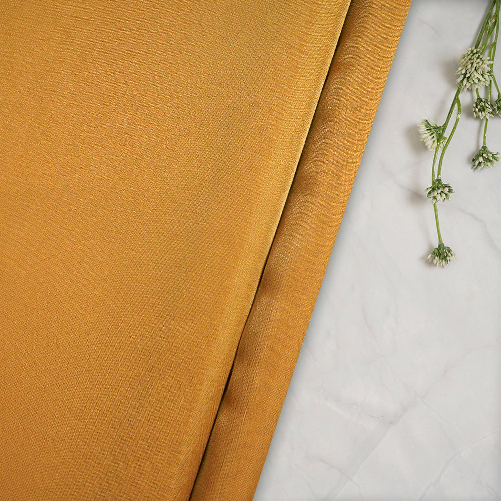 Mustard Color Viscose Tissue Fabric