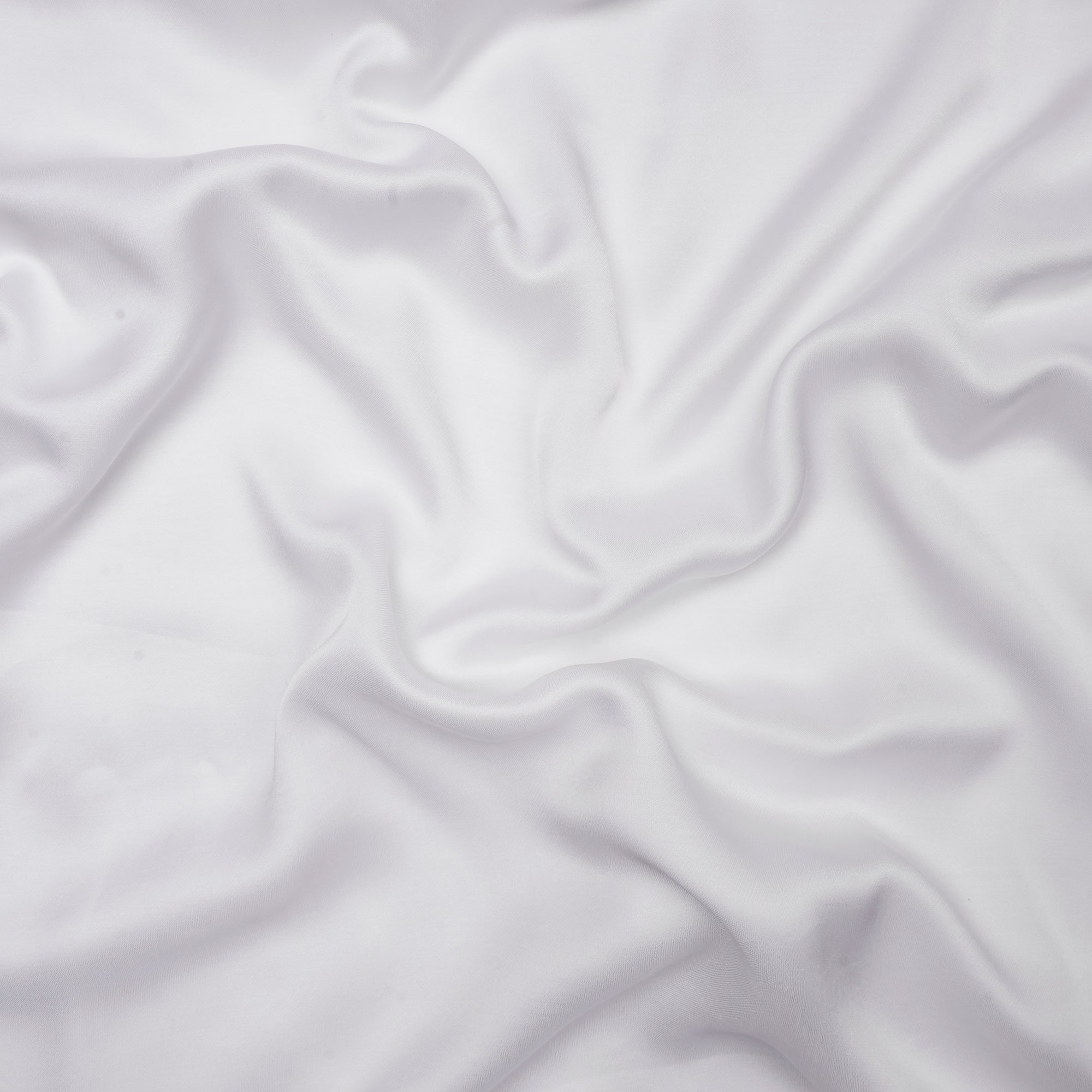 White Color Polyester Modal Satin Fabric