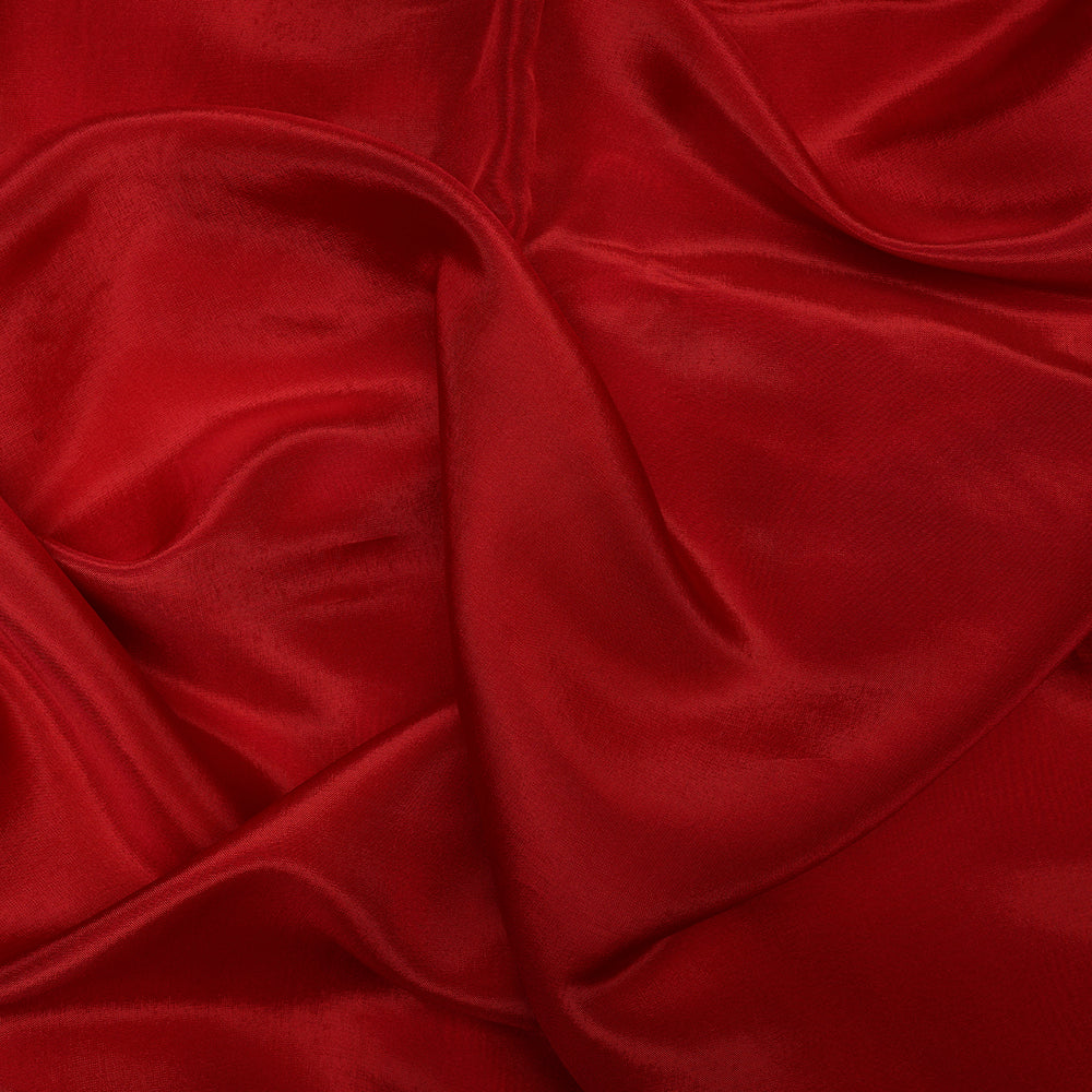 Red Color Piece Dyed Upada Fabric