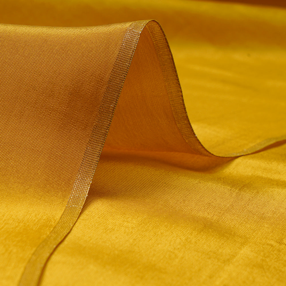 Golden Color Piece Dyed Upada Fabric