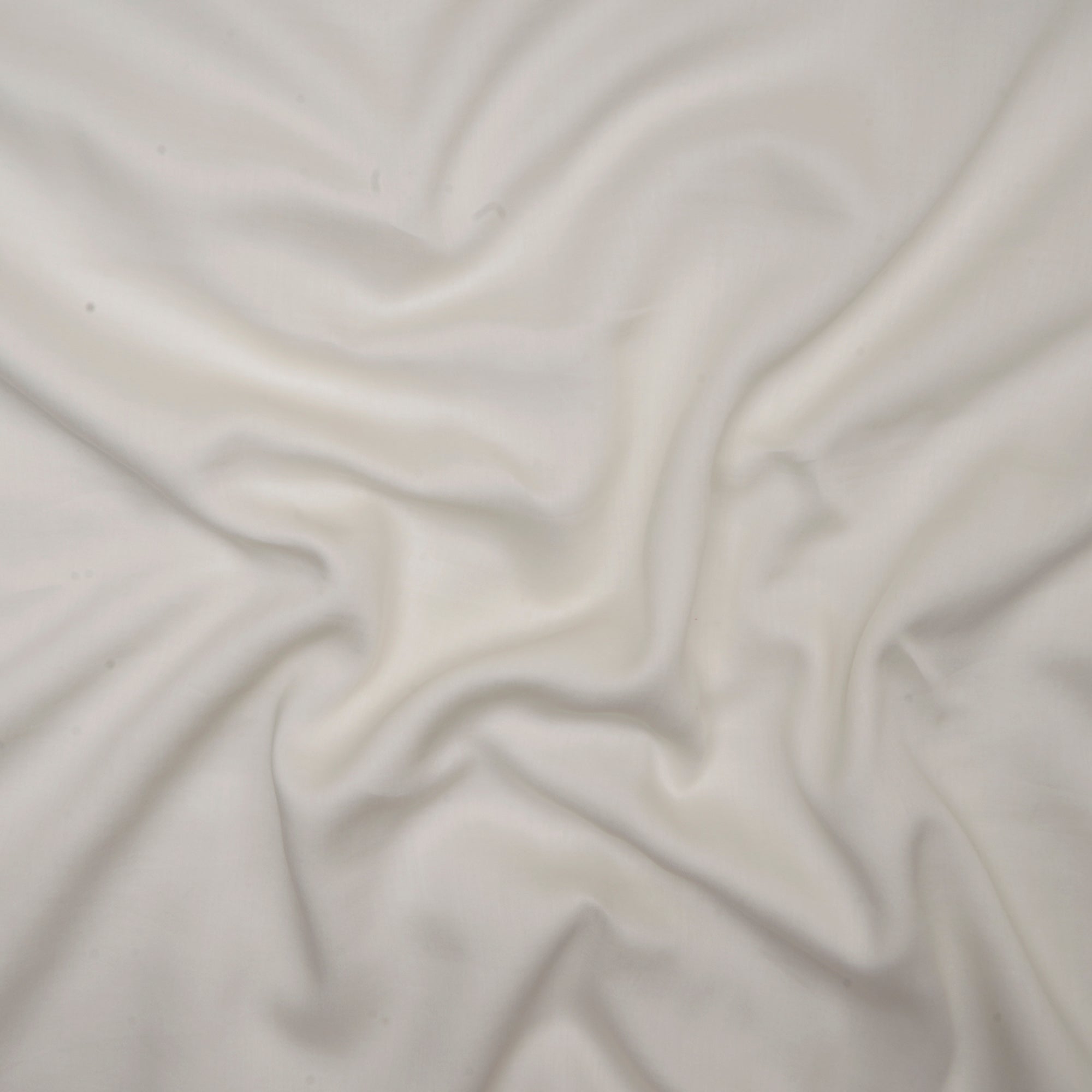 80's Count White Plain Cotton Satin Dyeable Fabric