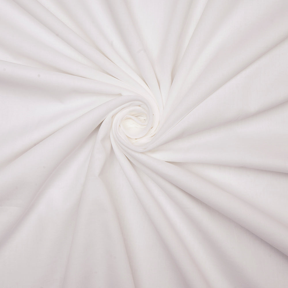 White Mill Made Dyeable Premium 80's Cotton Voile Fabric