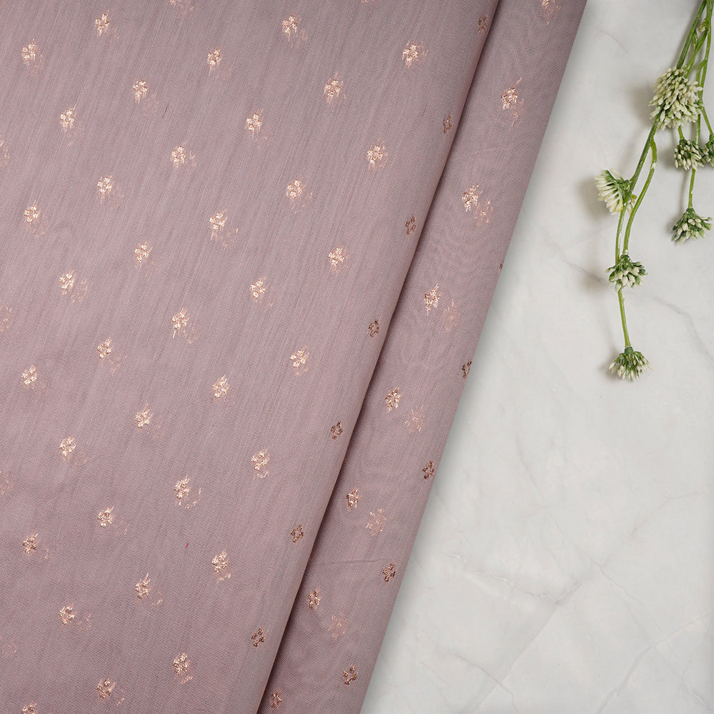Light Lvender Color Poly Cotton Jacquard Fabric