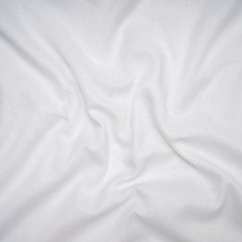 Off-White Color Fine Cotton Mulmul Dyeable Fabric
