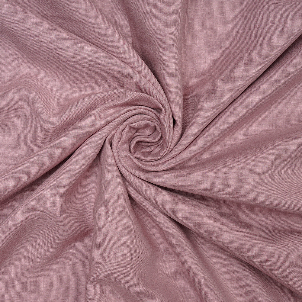 Blush Pink Plain Modal Linen Fabric