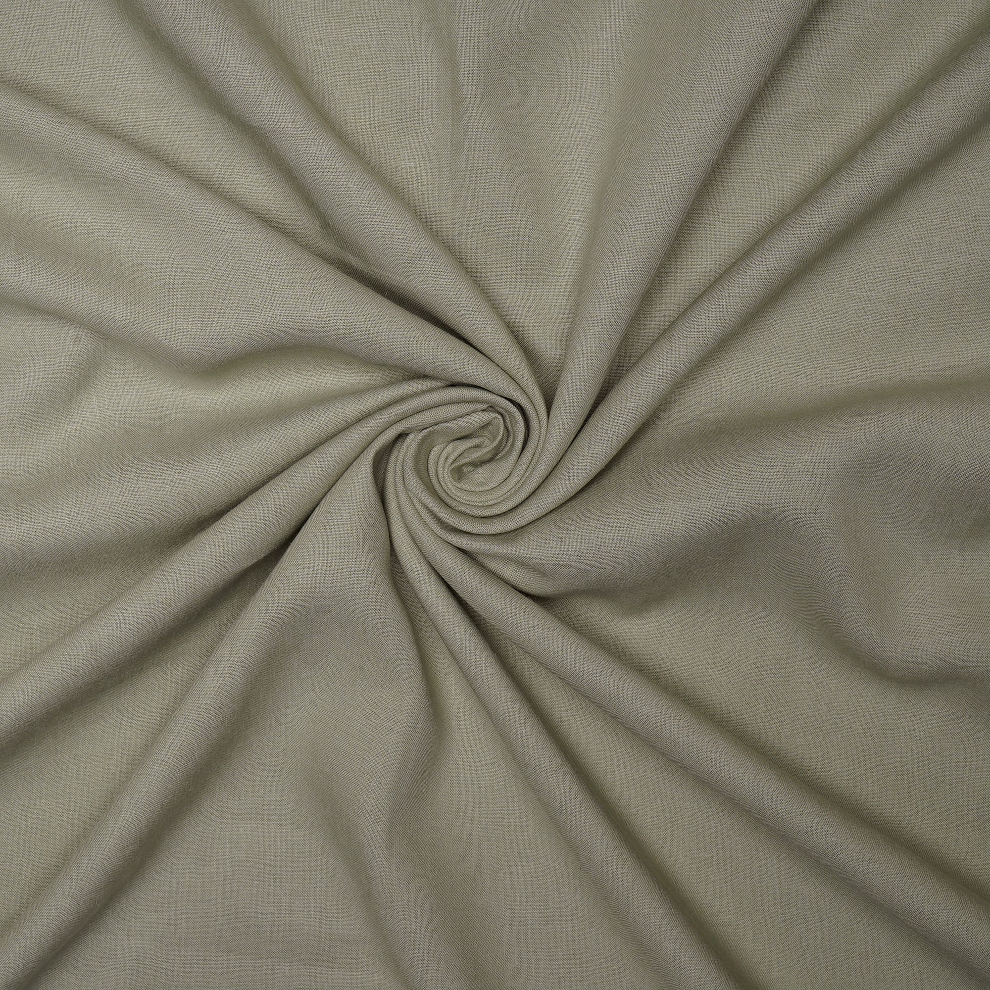 Light Olive Green Plain Modal Linen Fabric