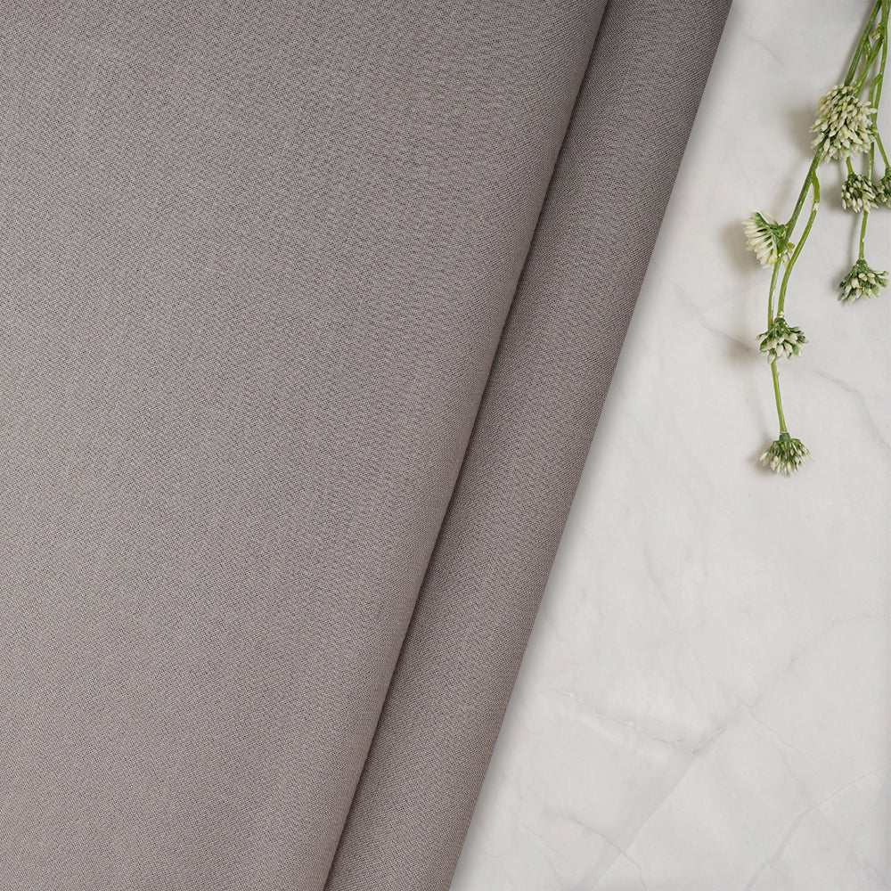 Grey Plain Modal Linen Fabric