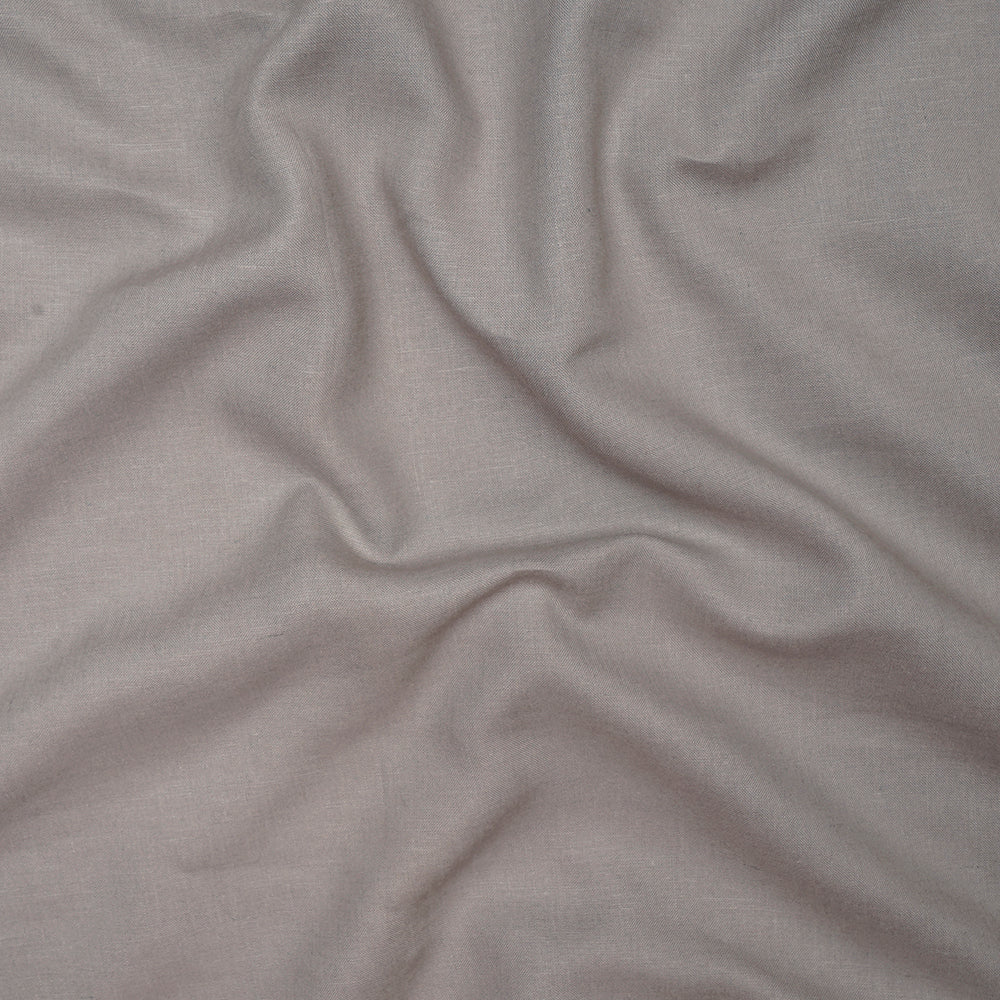 Grey Plain Modal Linen Fabric
