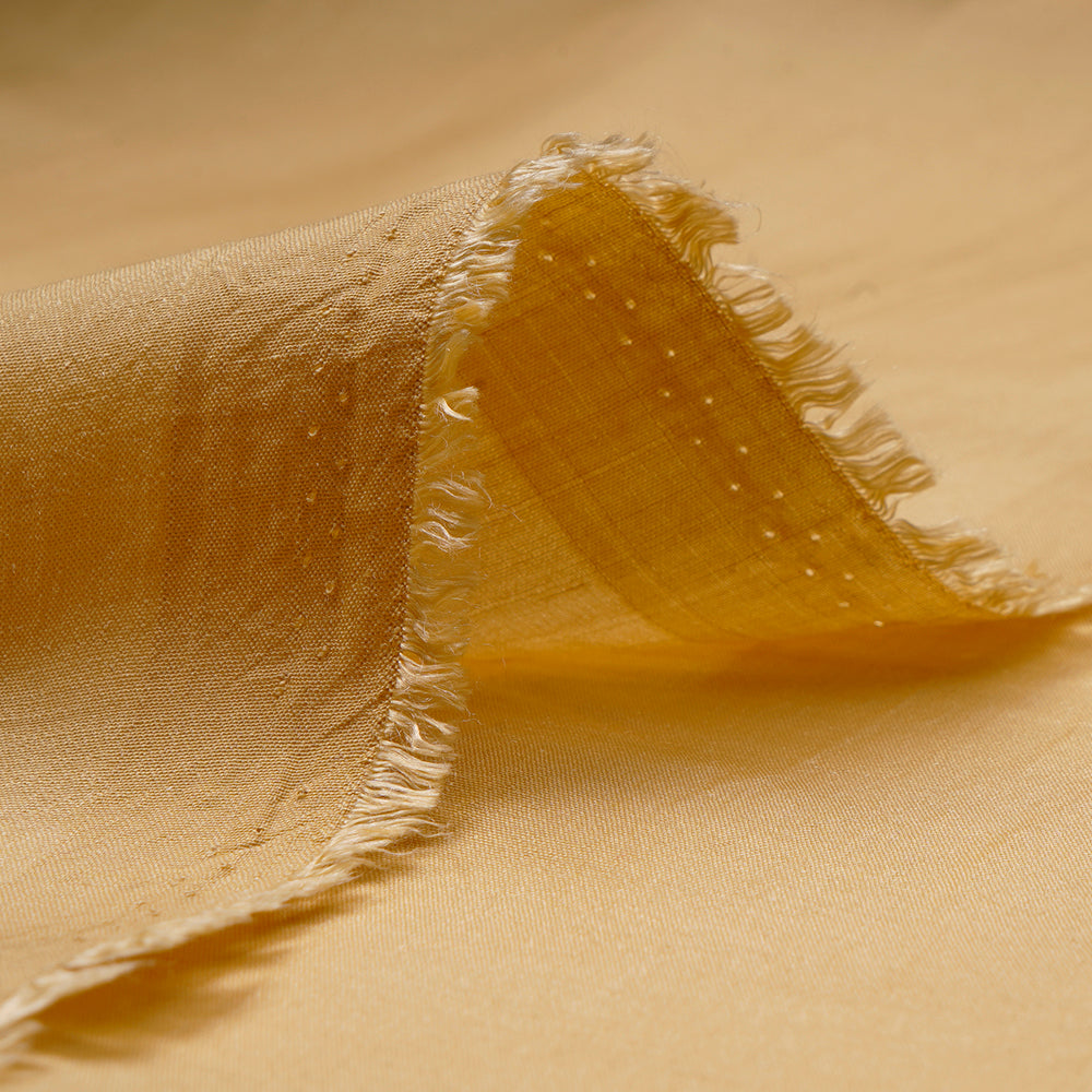 Golden Plain Premium Orra Satin Fabric