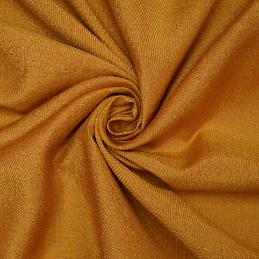 Mustard Plain Premium Orra Satin Fabric