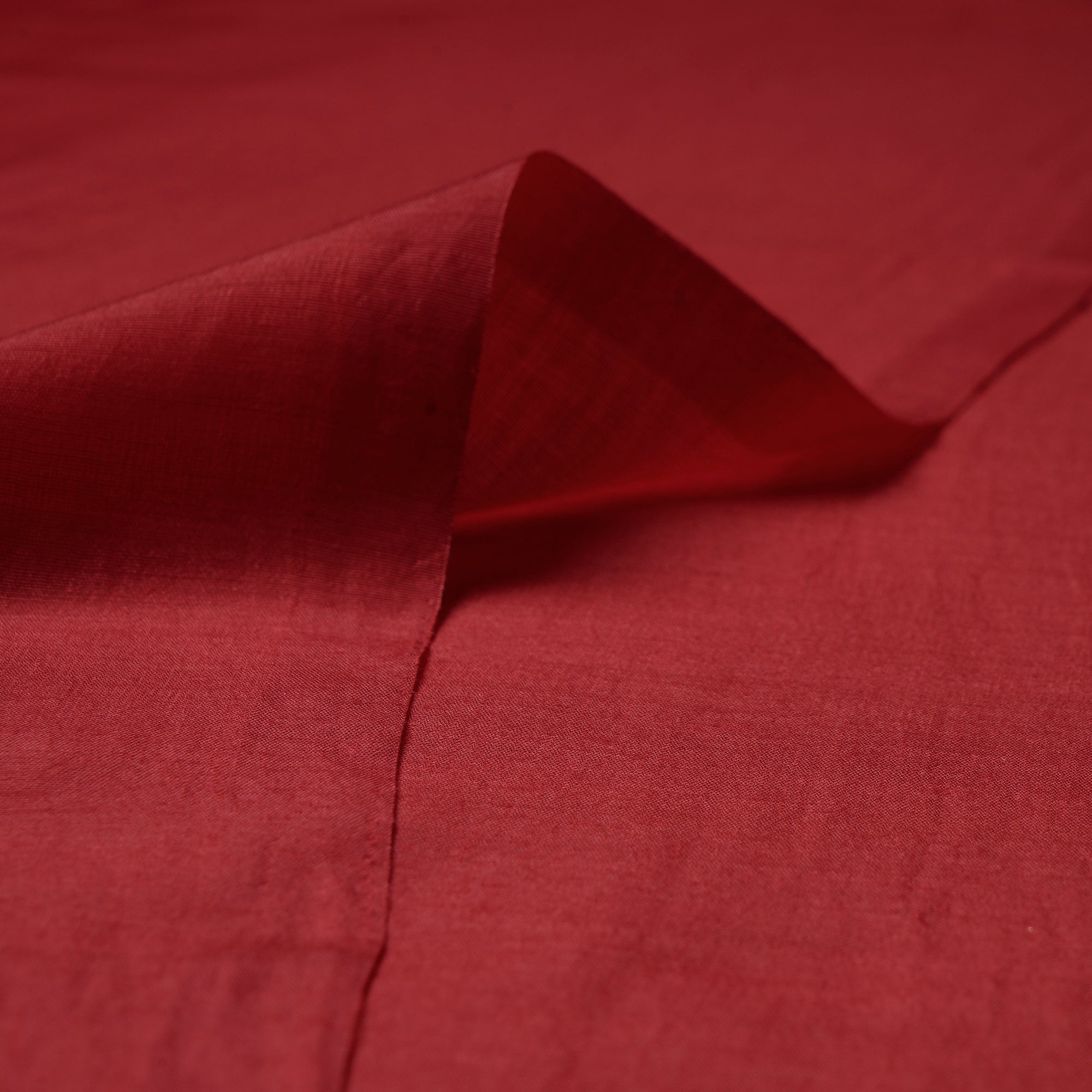 Red Plain Premium Orra Satin Fabric