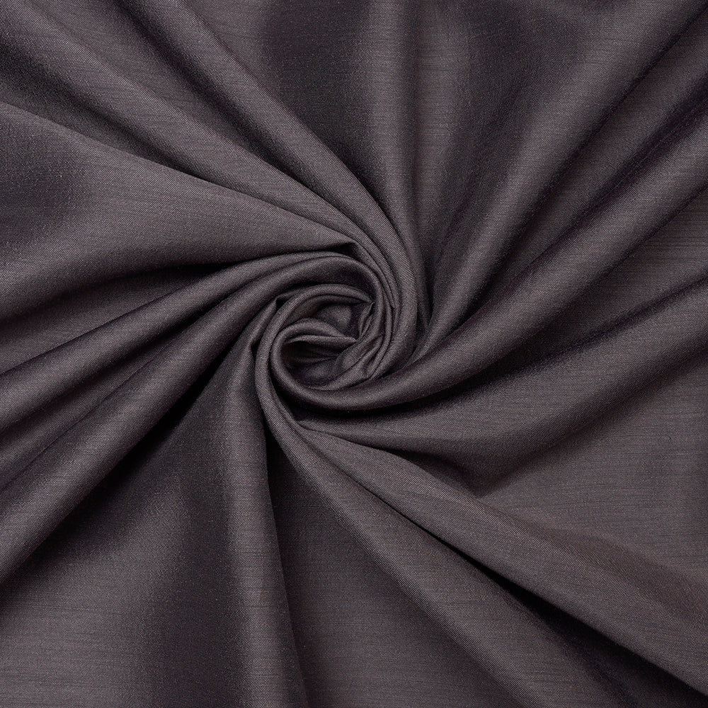 Dark Grey Plain Premium Orra Satin Fabric