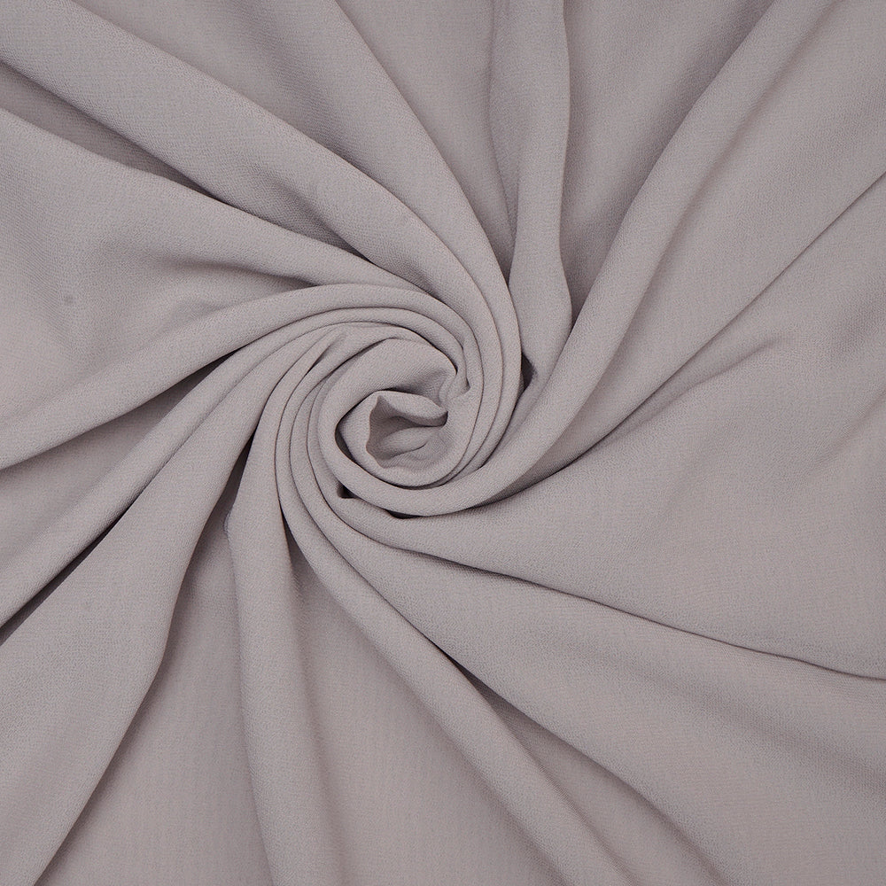 Grey Premium Fox Georgtte Fabric