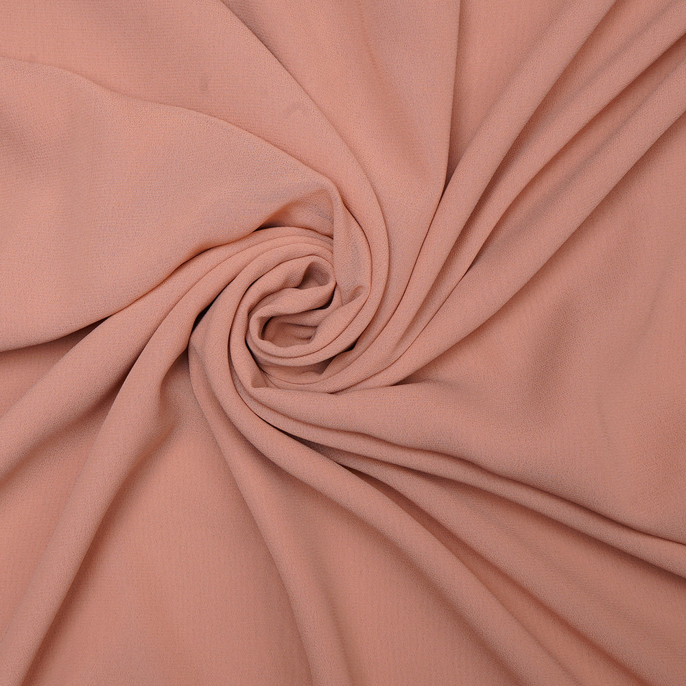 Peach Premium Fox Georgtte Fabric