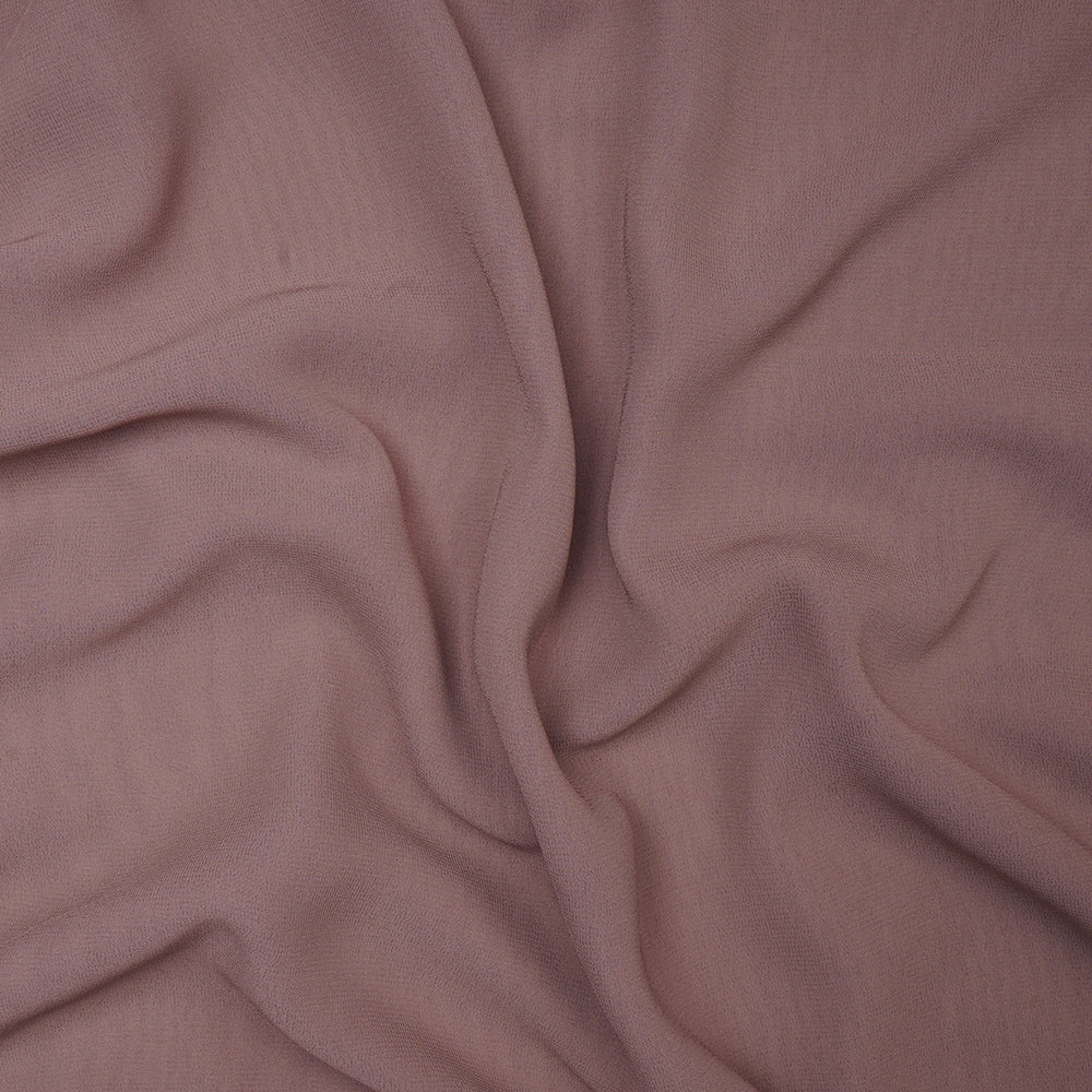 Greyish Pink Premium Fox Georgtte Fabric