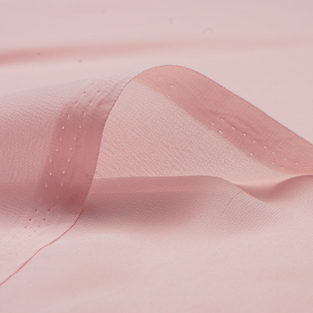 Baby Pink Premium Fox Georgtte Fabric