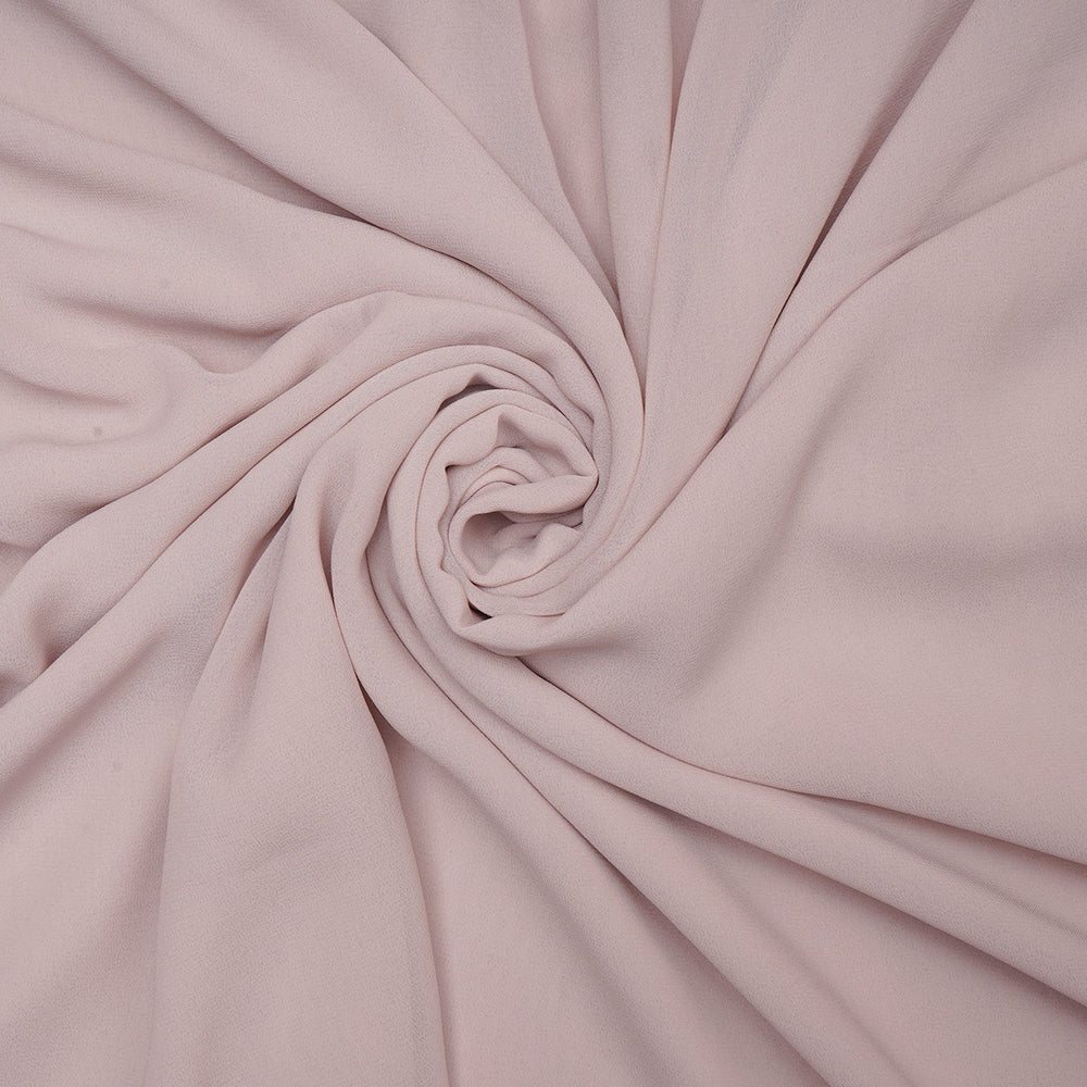 Light Blush Pink Premium Fox Georgtte Fabric