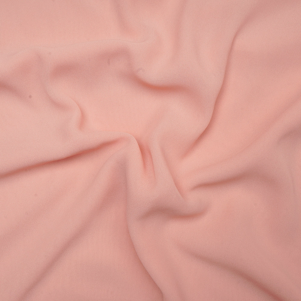 Light Peach Premium Fox Georgtte Fabric