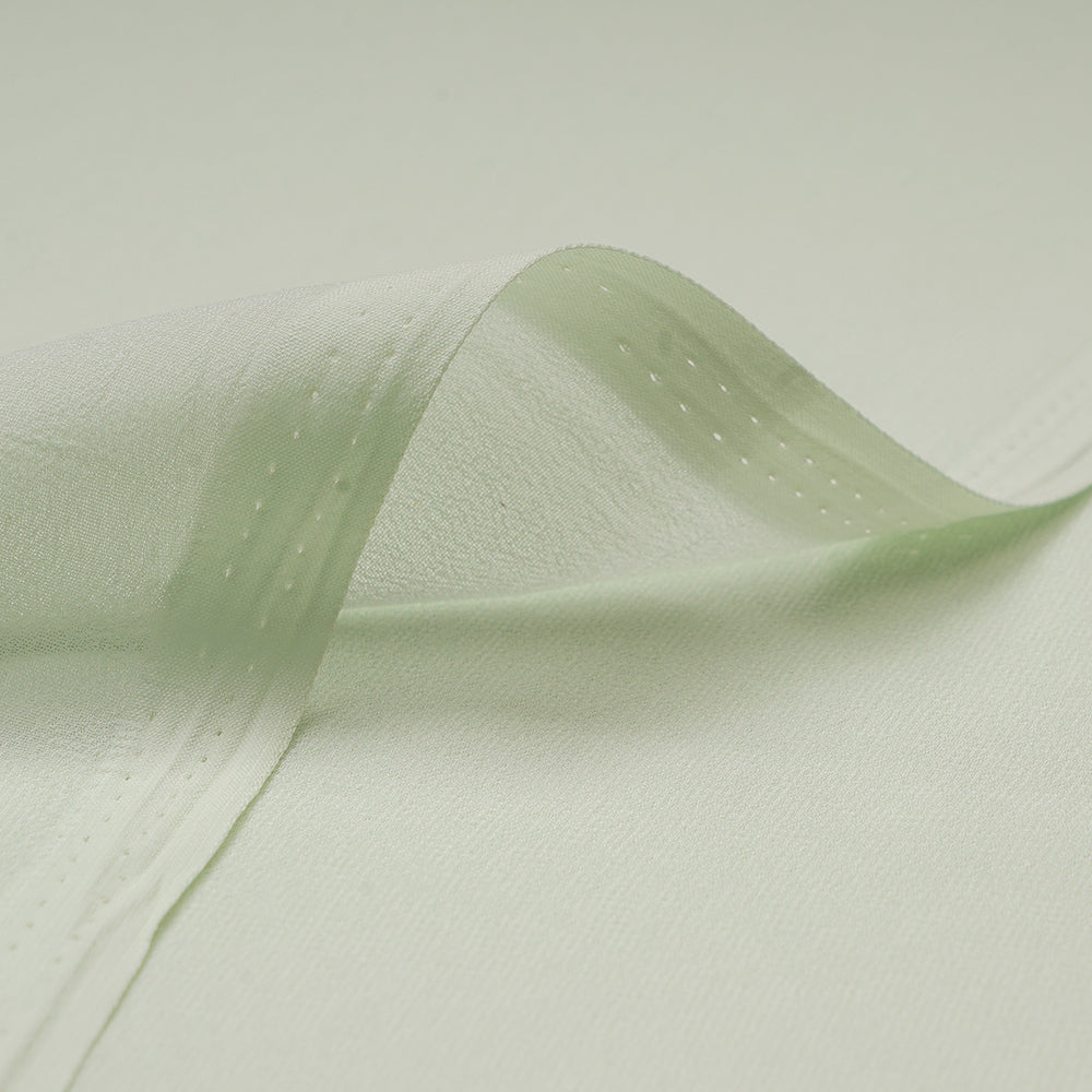 Light Sage Green Premium Fox Georgtte Fabric