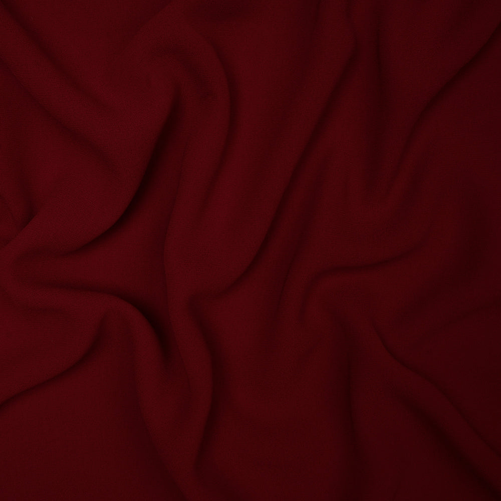 Maroon Premium Fox Georgette Fabric