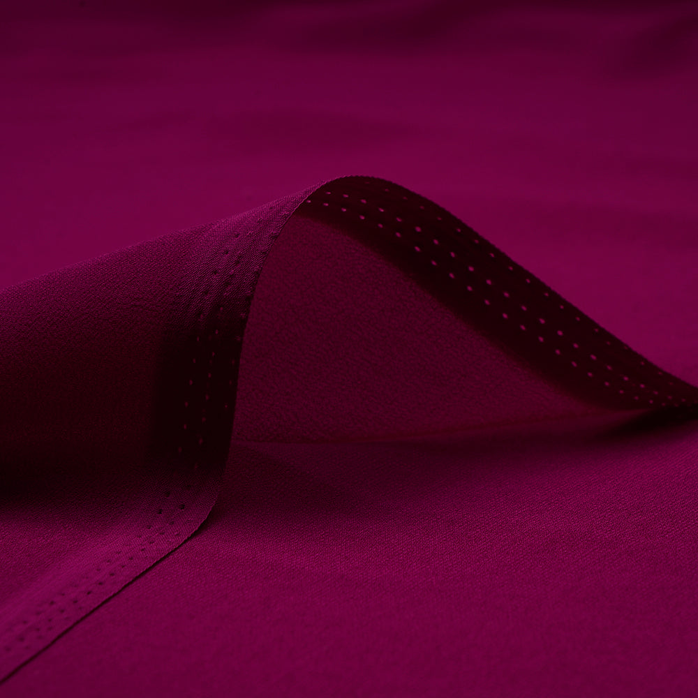 Pansy Purple Plain Premium Fox Georgette Fabric