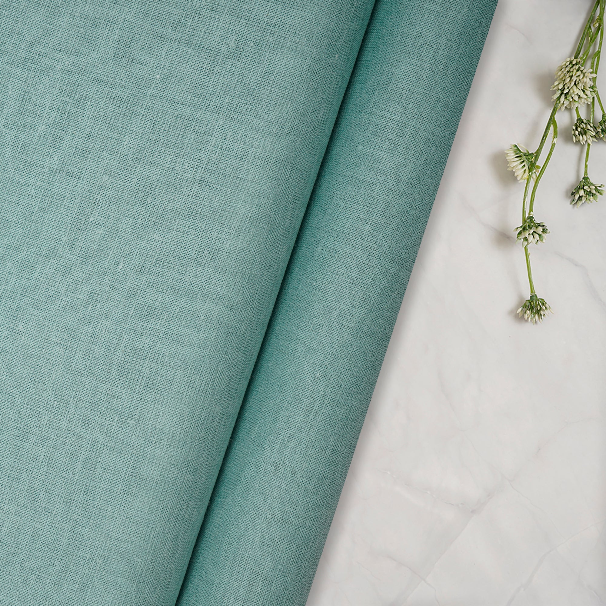 Seafoam Mill Dyed Pure Cotton Lining Fabric