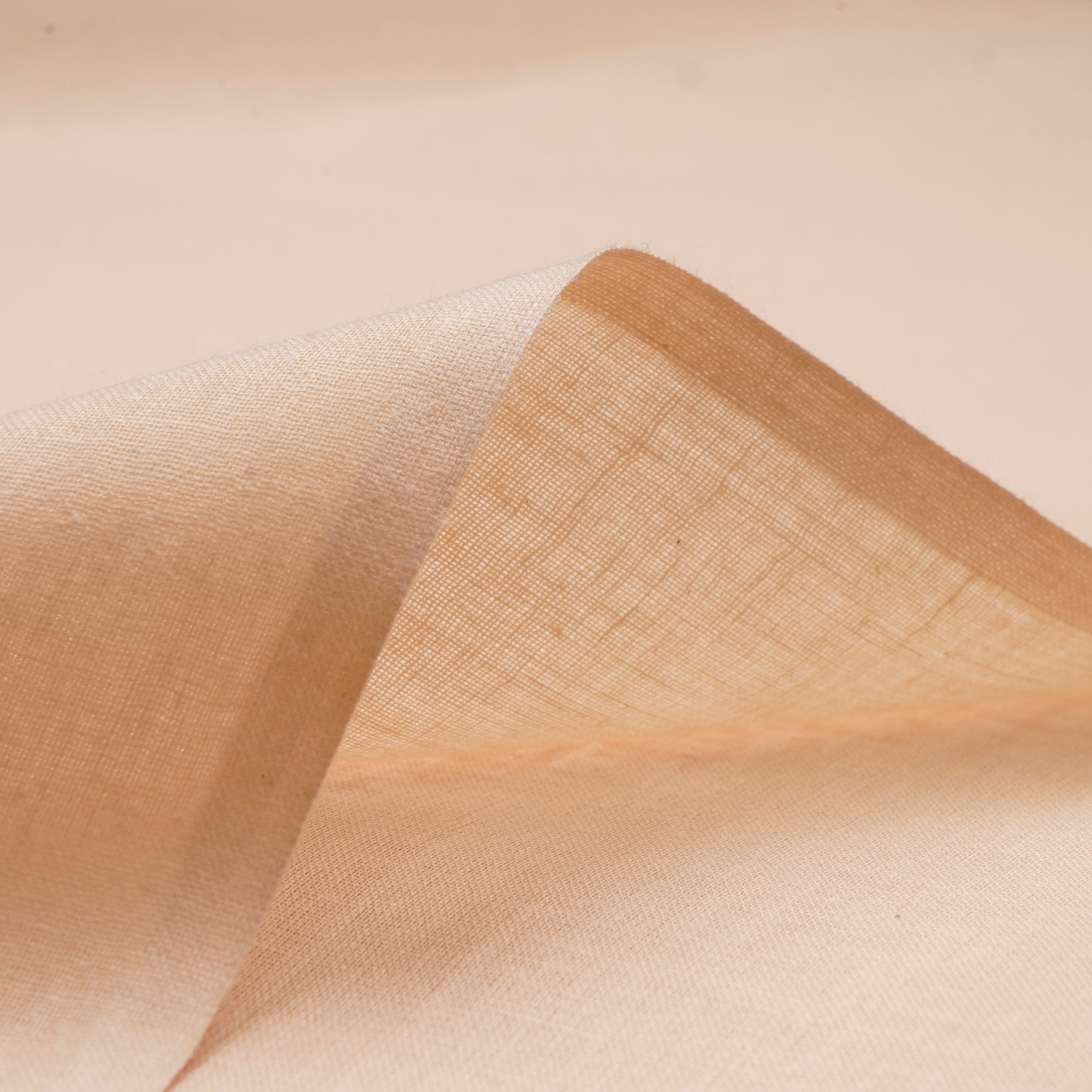 Beige Mill Dyed Pure Cotton Lining Fabric
