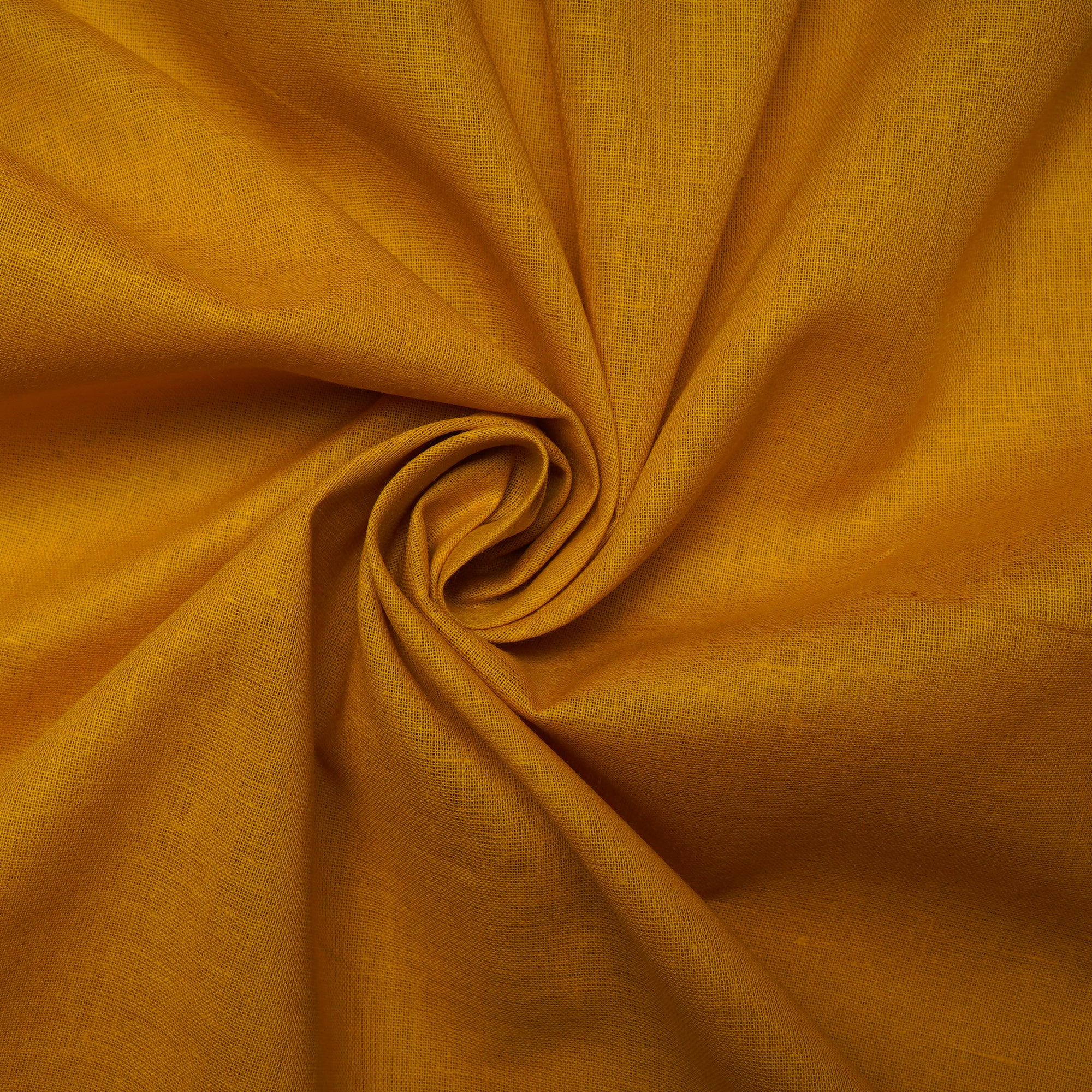 Mustard Mill Dyed Pure Cotton Lining Fabric