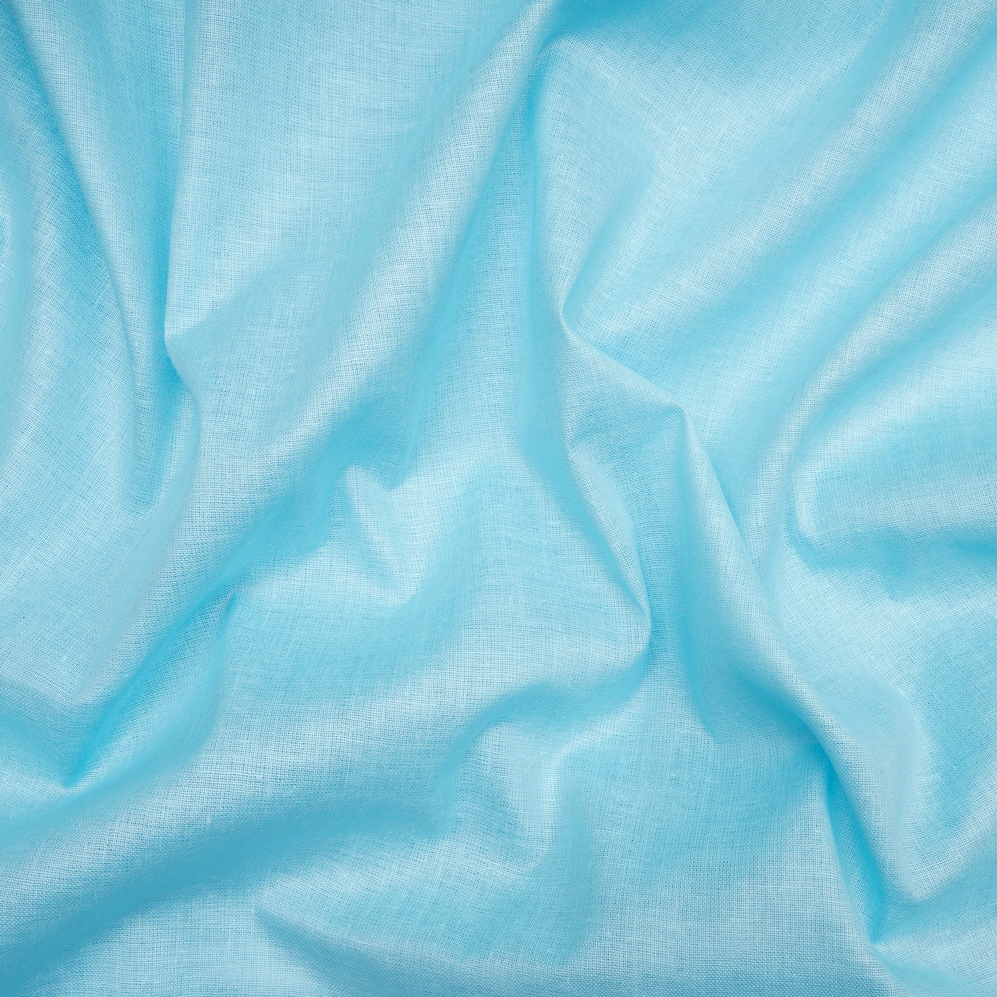 Sky Blue Mill Dyed Pure Cotton Lining Fabric