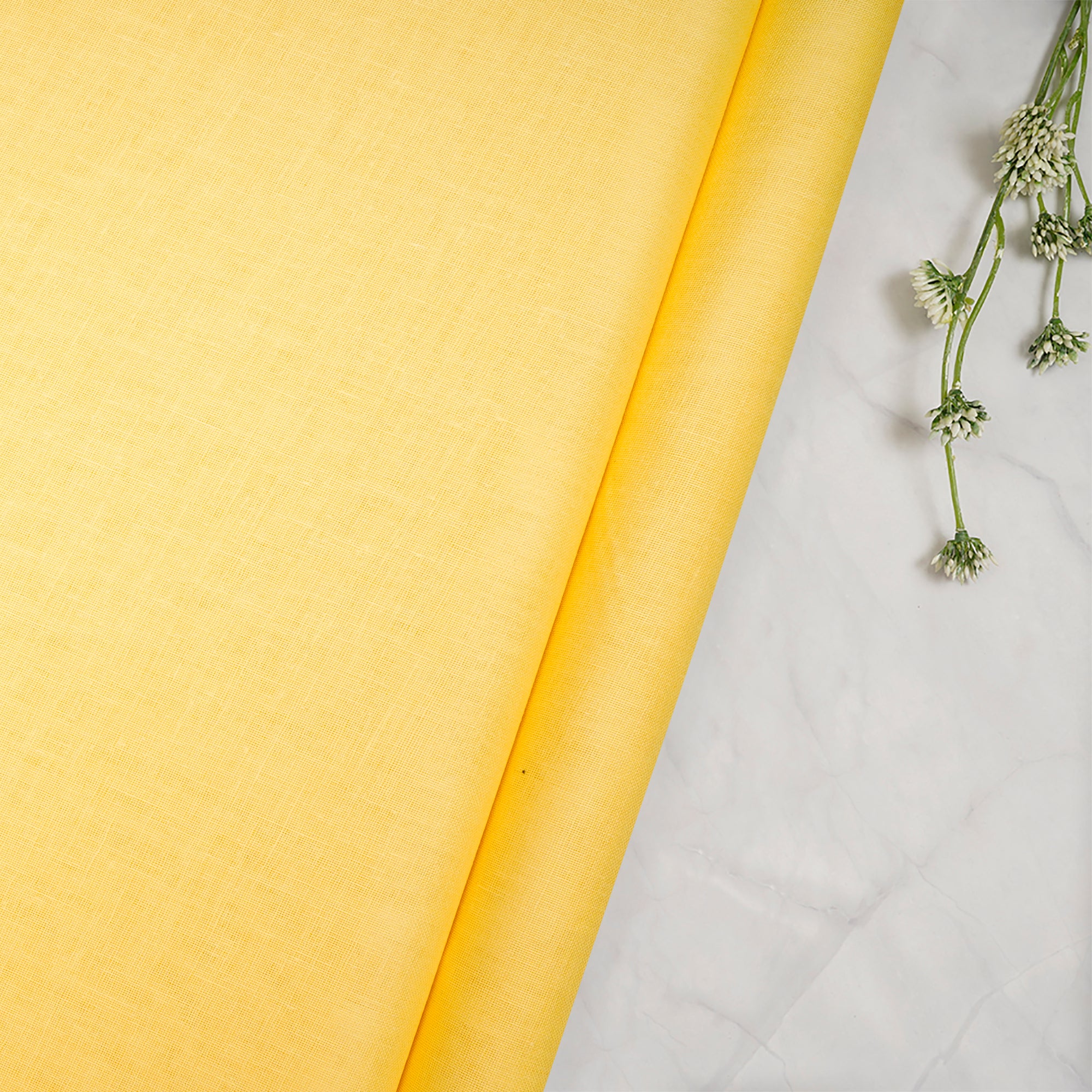 Yellow Mill Dyed Pure Cotton Lining Fabric