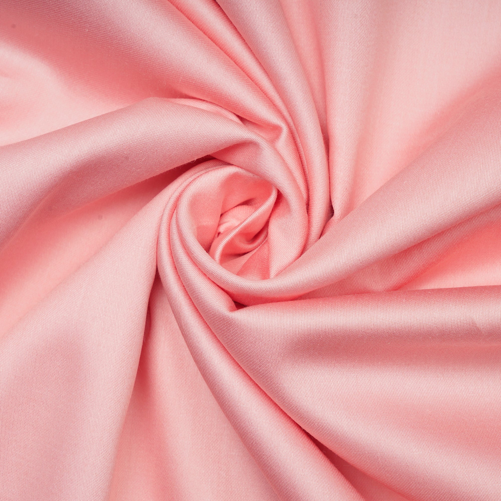 Blush Premium Mill Dyed Glazed Cotton Satin Fabric