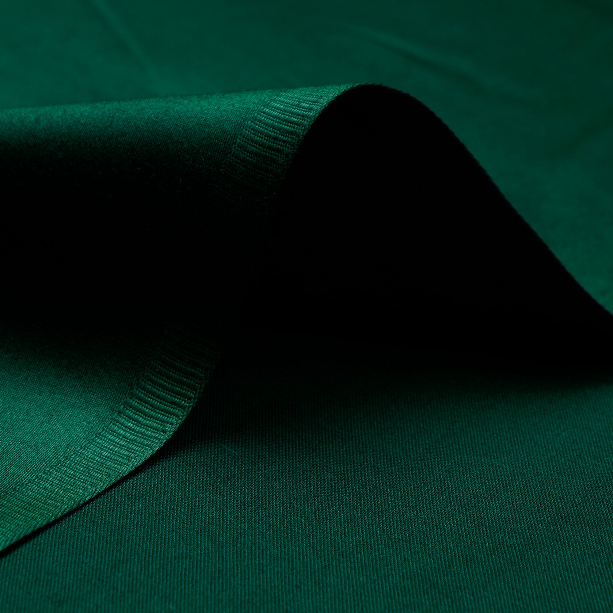Emerald Premium Mill Dyed Glazed Cotton Satin Fabric