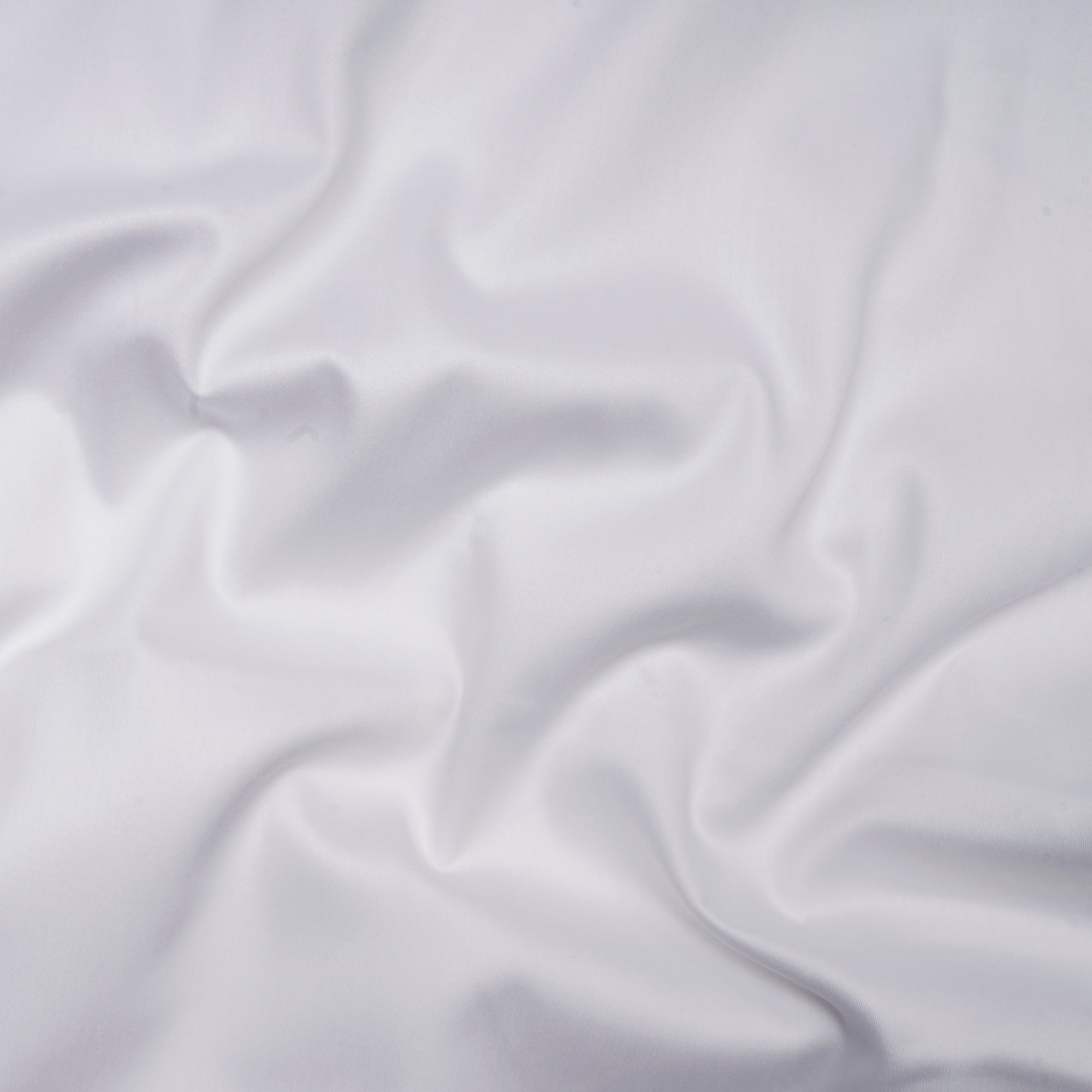 White Premium Mill Dyed Glazed Cotton Satin Fabric