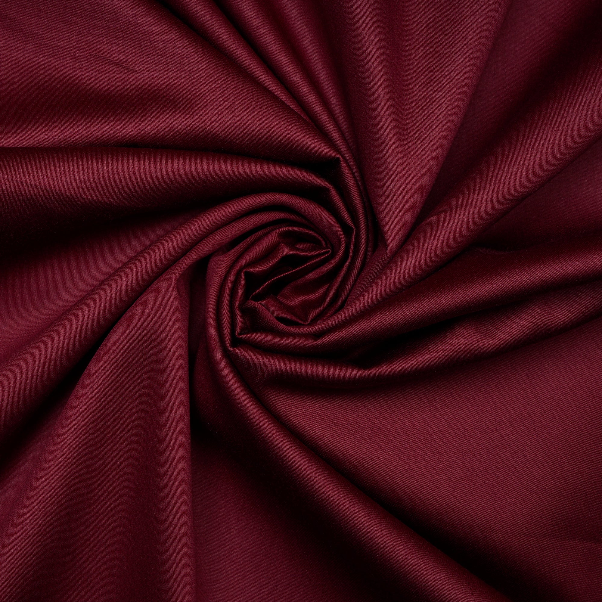 Barn Red Premium Mill Dyed Glazed Cotton Satin Fabric