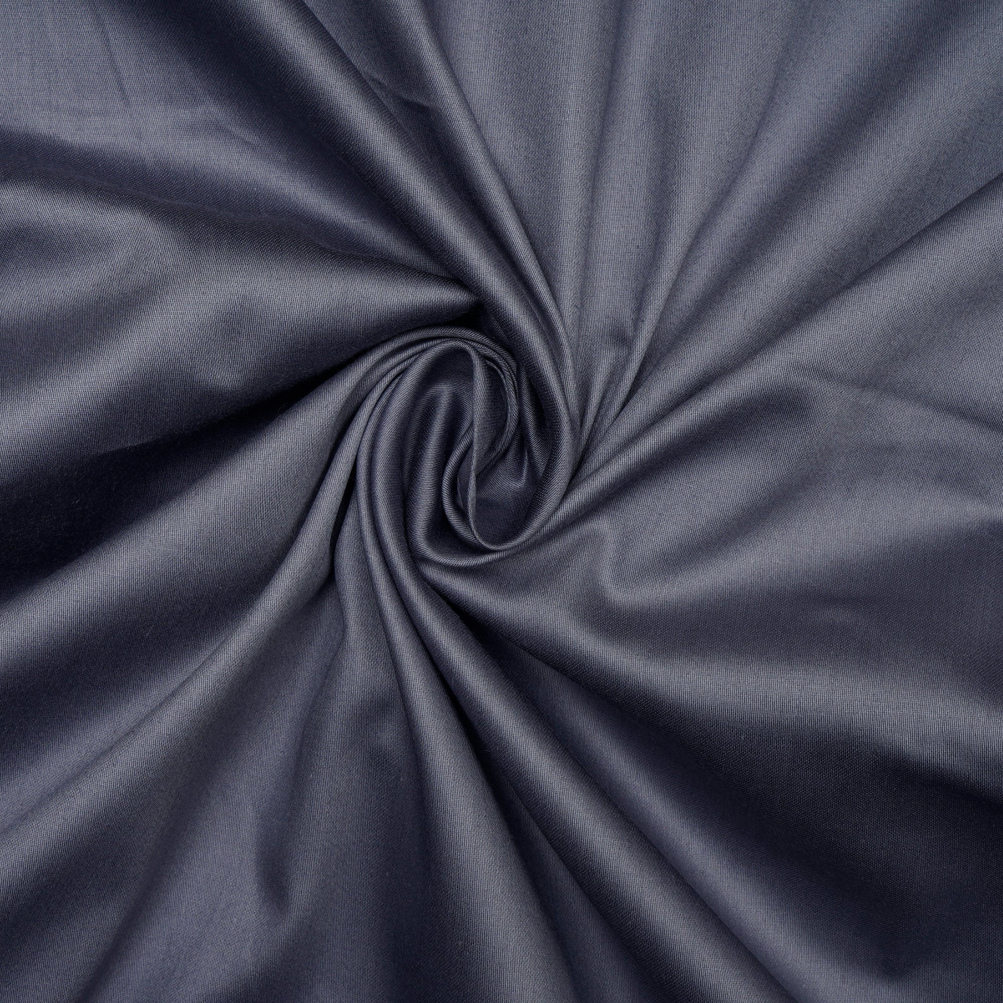 Porpoise Premium Mill Dyed Glazed Cotton Satin Fabric