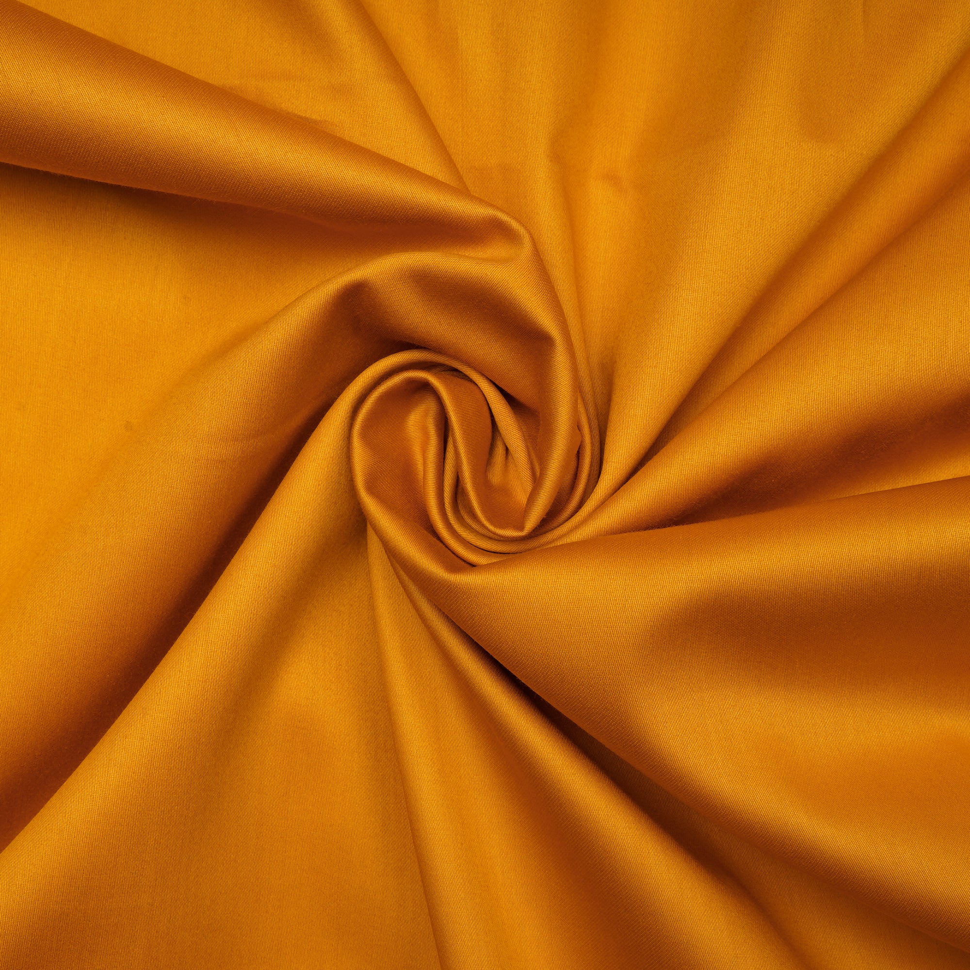 Orange Premium Mill Dyed Glazed Cotton Satin Fabric