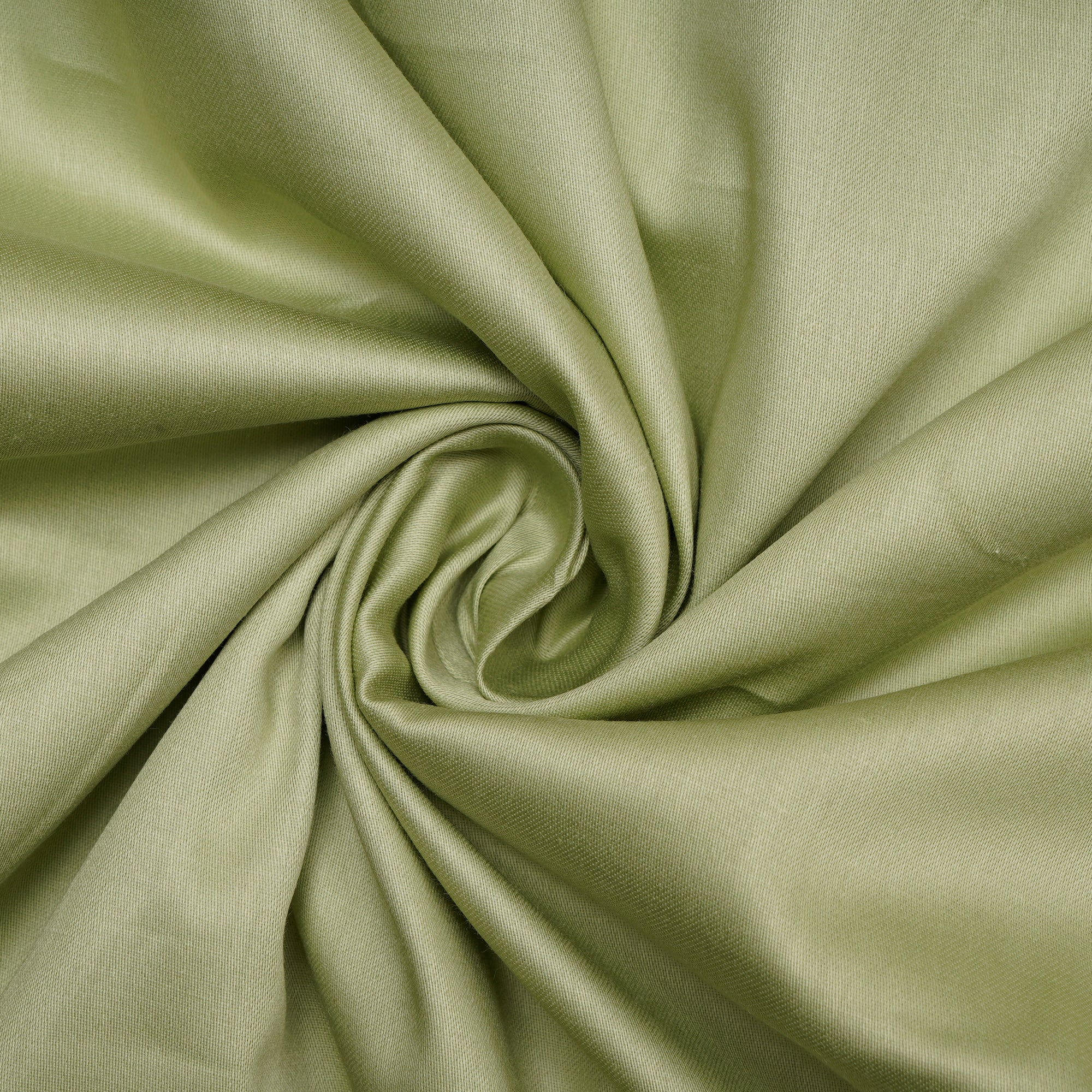 Mint Green Premium Mill Dyed Glazed Cotton Satin Fabric