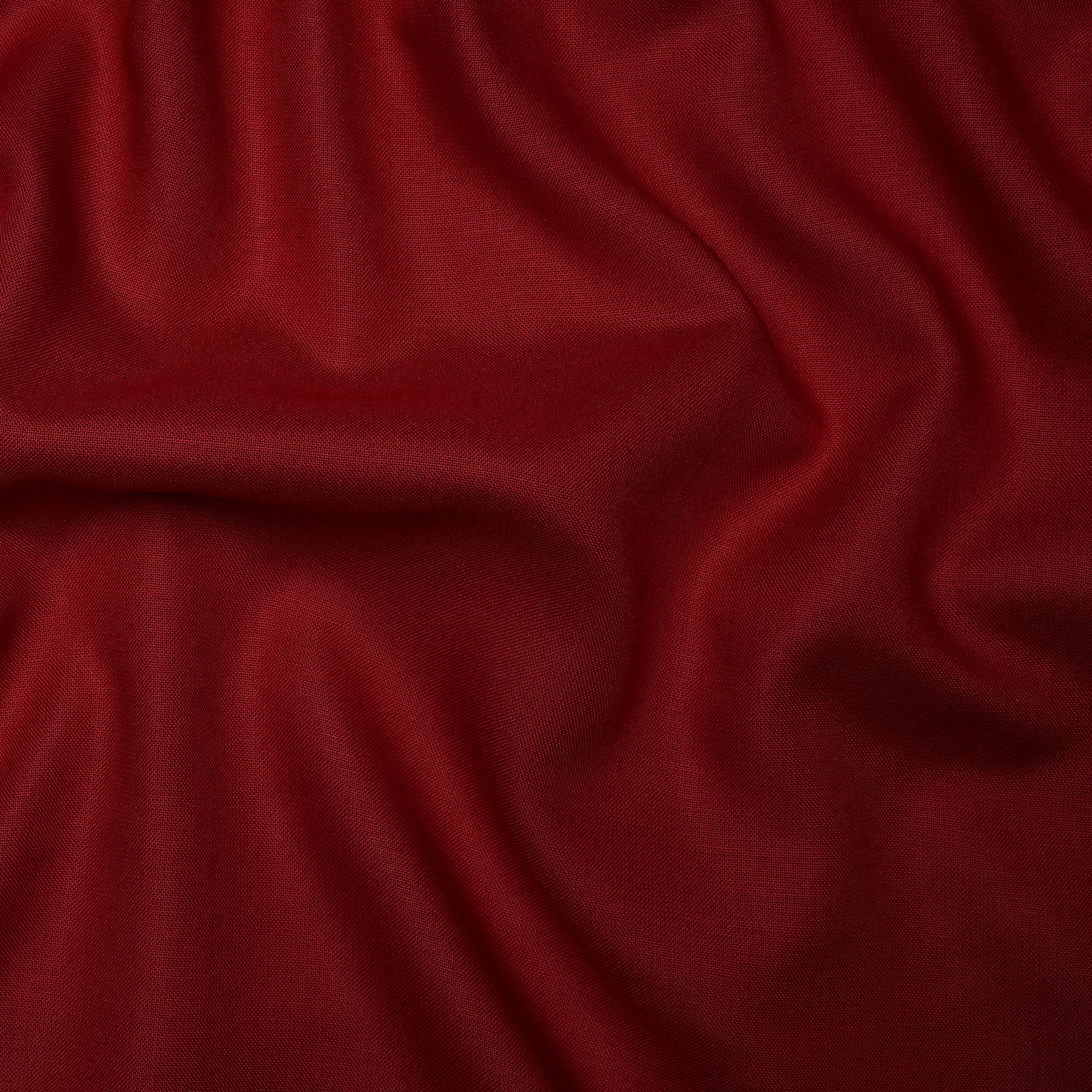 Maroon Plain Mill Dyed Rayon Fabric
