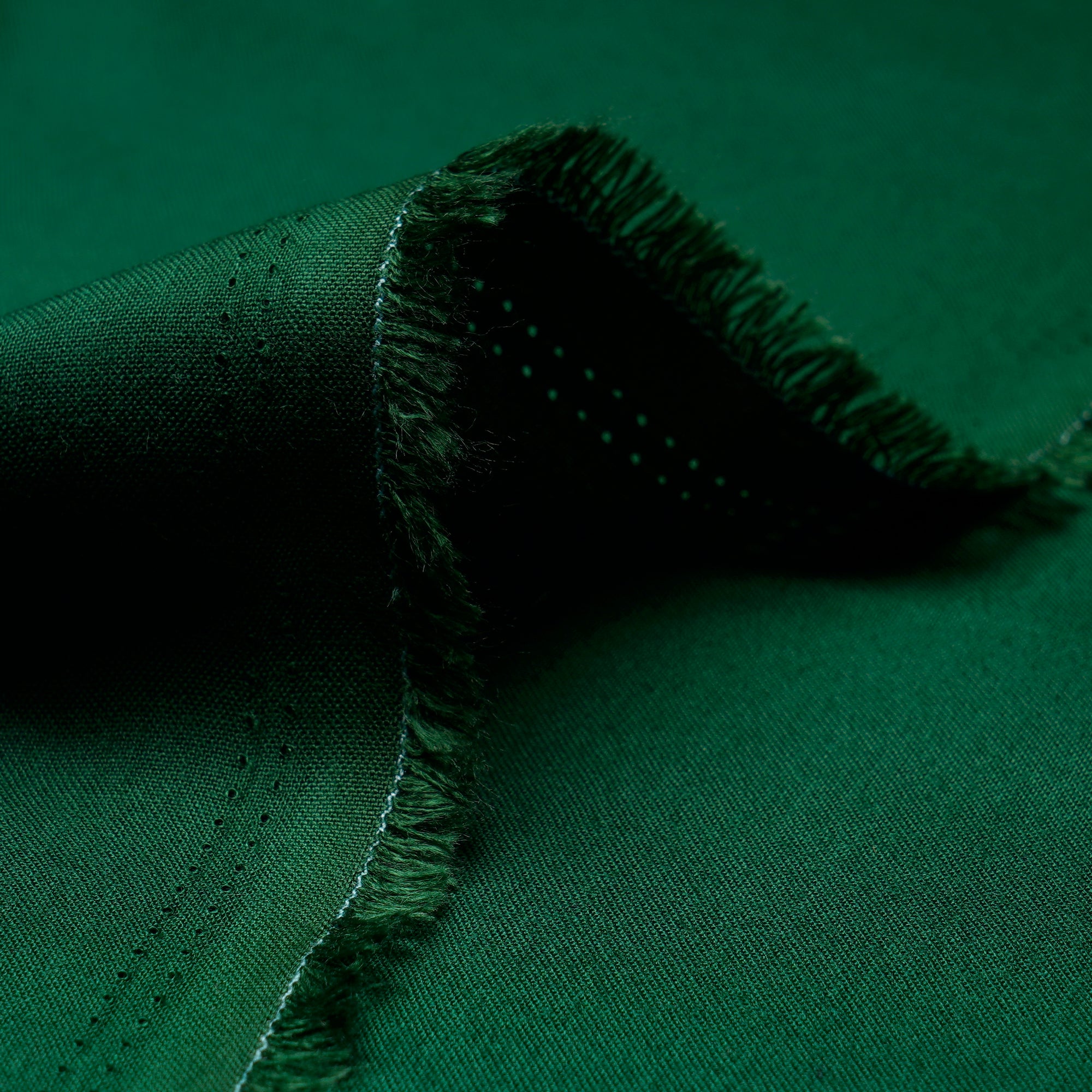 Emerald Plain Mill Dyed Rayon Fabric