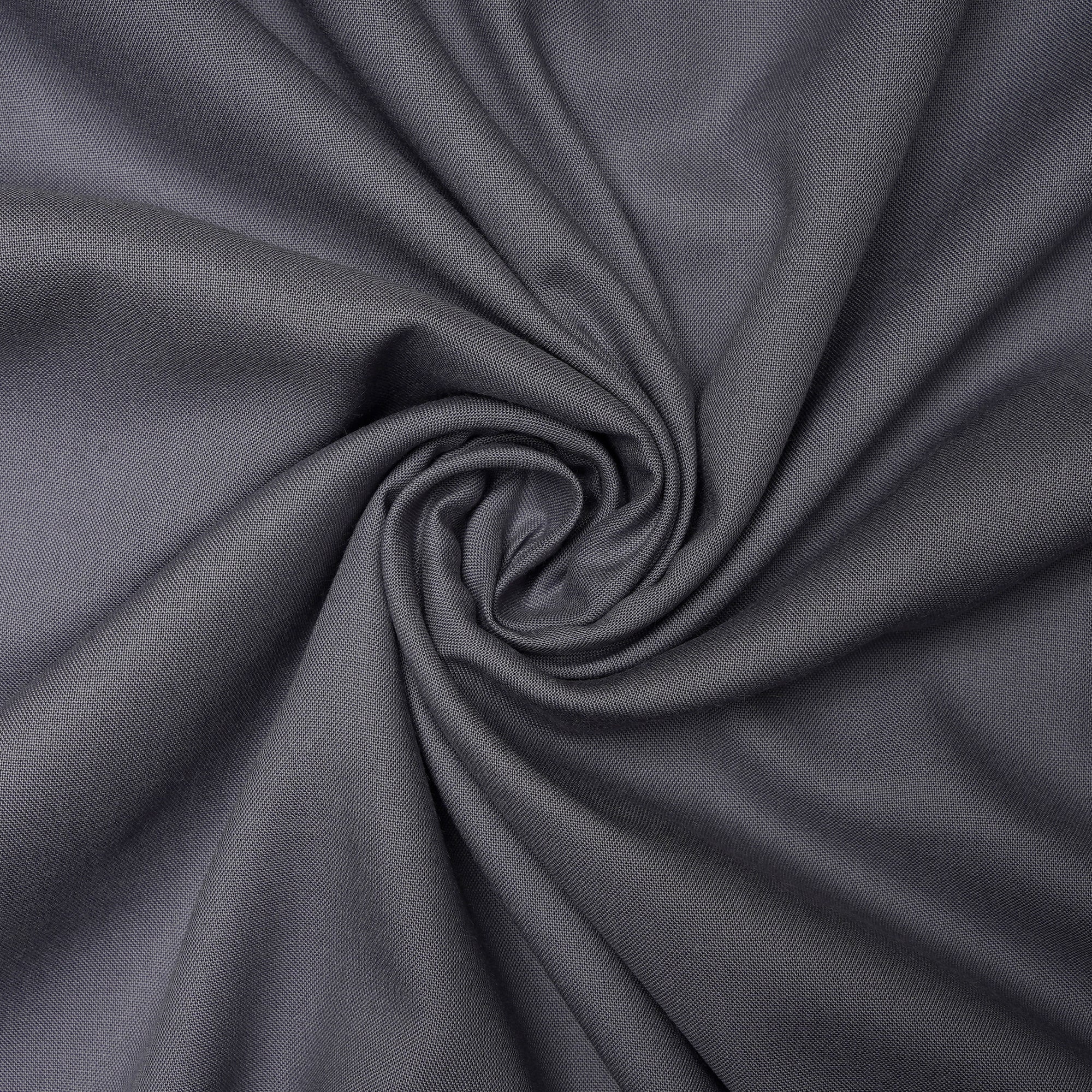 Porpoise Plain Mill Dyed Rayon Fabric