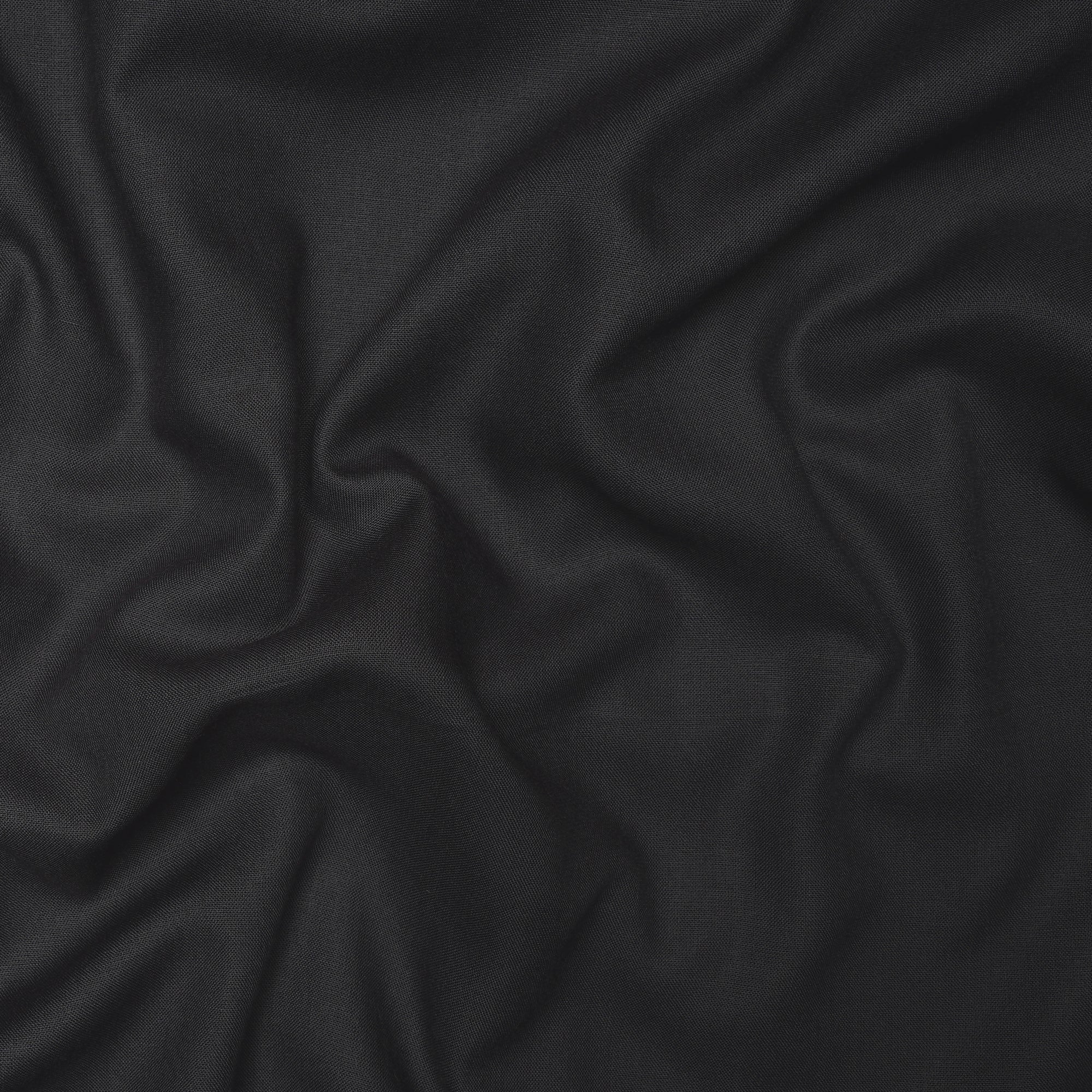 Charcoal Plain Mill Dyed Rayon Fabric
