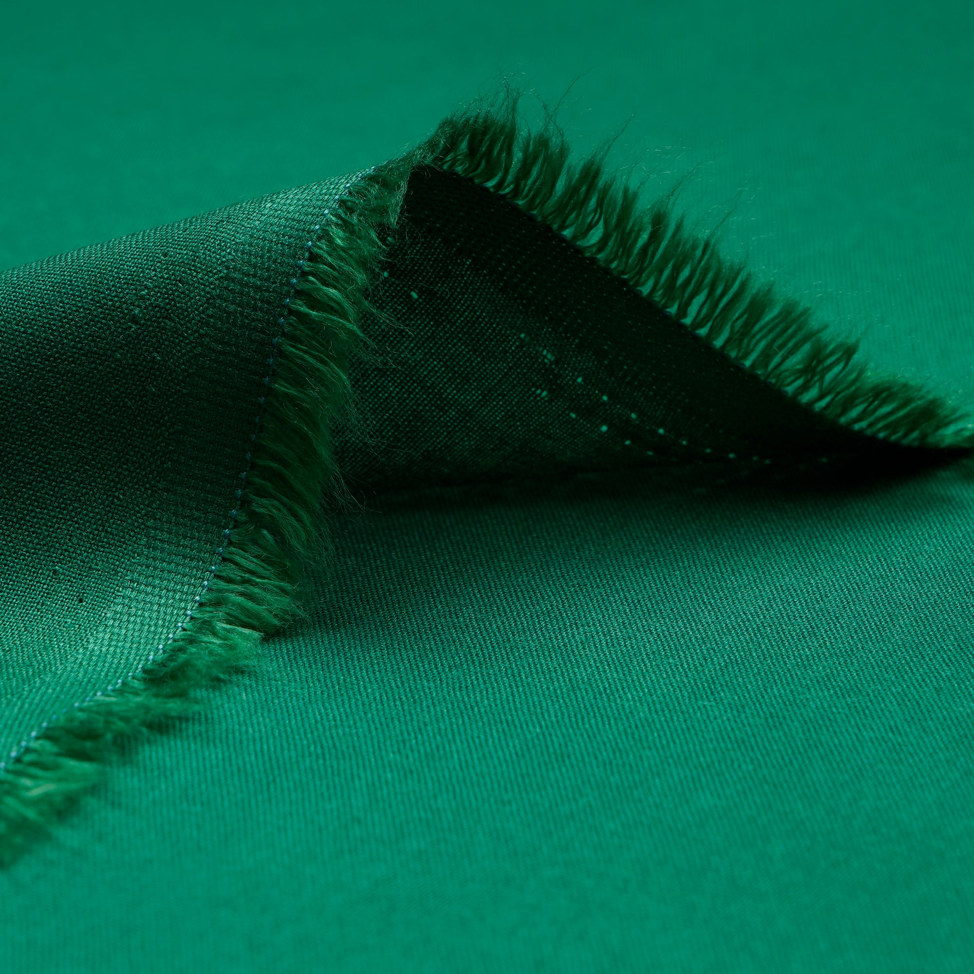 Dark Green Mill Dyed Rayon Fabric