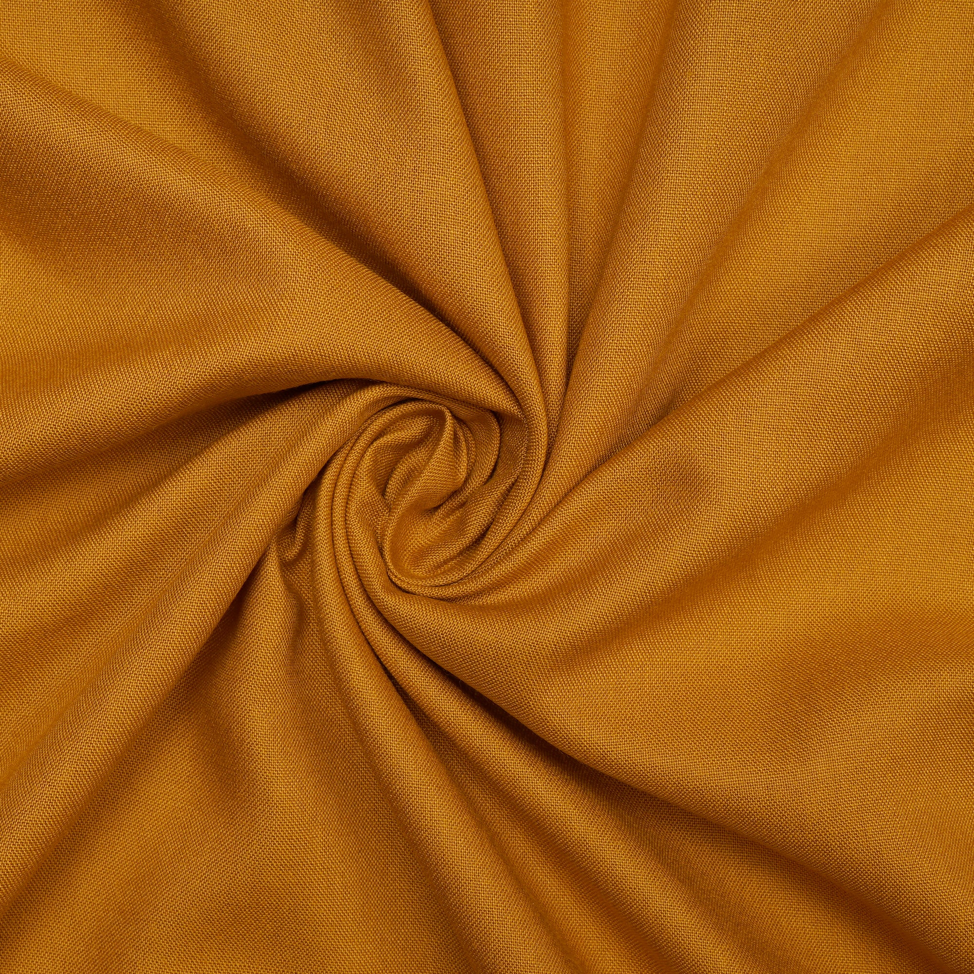 Dark Mustard Mill Dyed Rayon Fabric